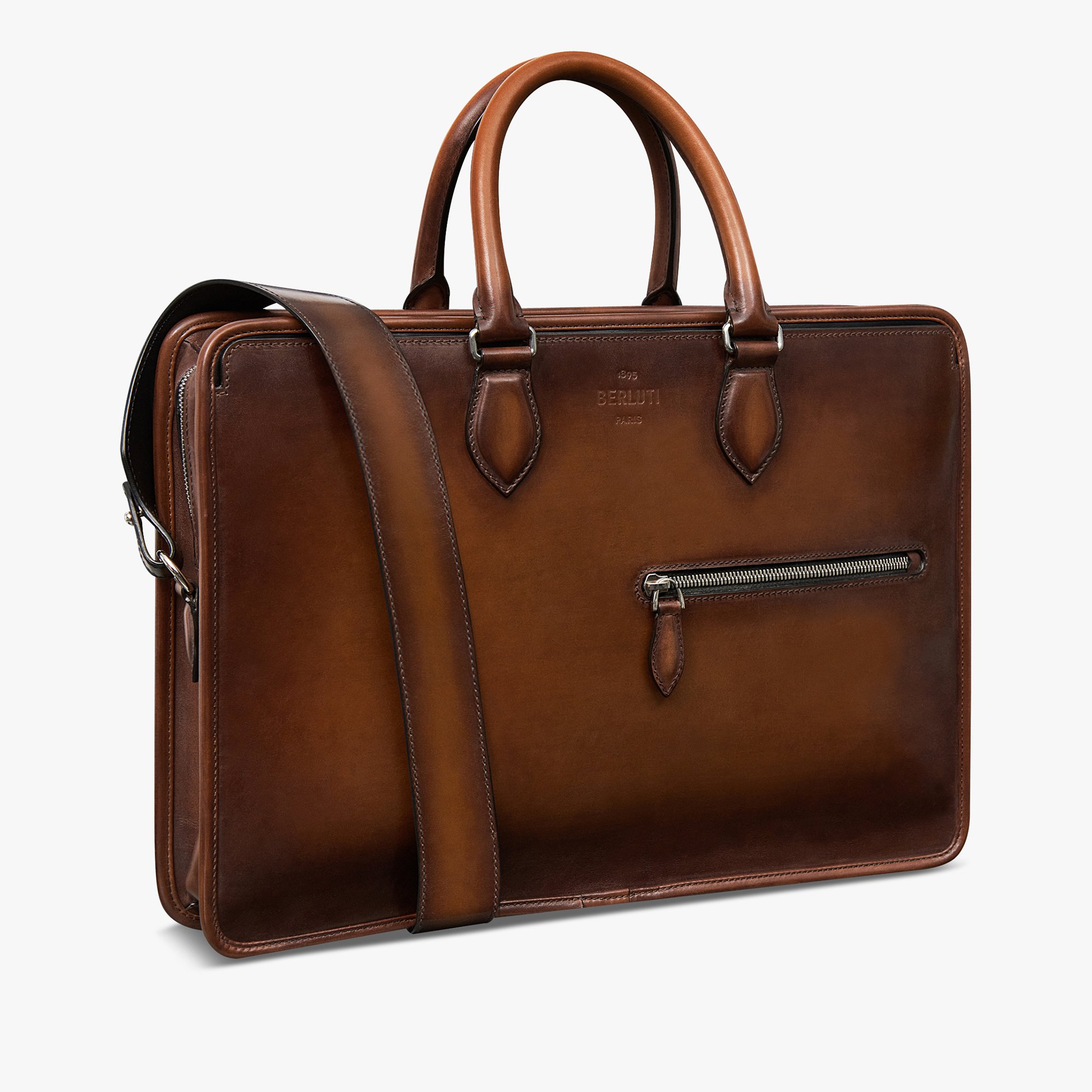 2024春大特価セール！ Un Jour Leather Briefcase | Berluti US ビジネスバッグ