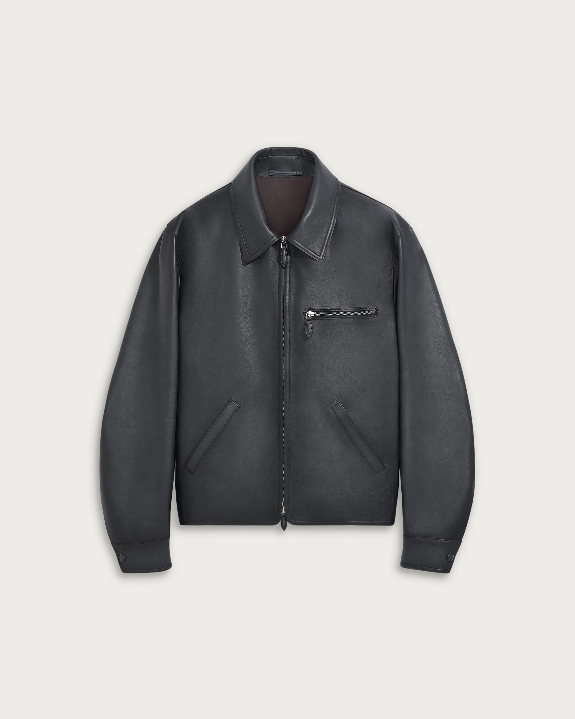 Leather Patina Un Jour Blouson