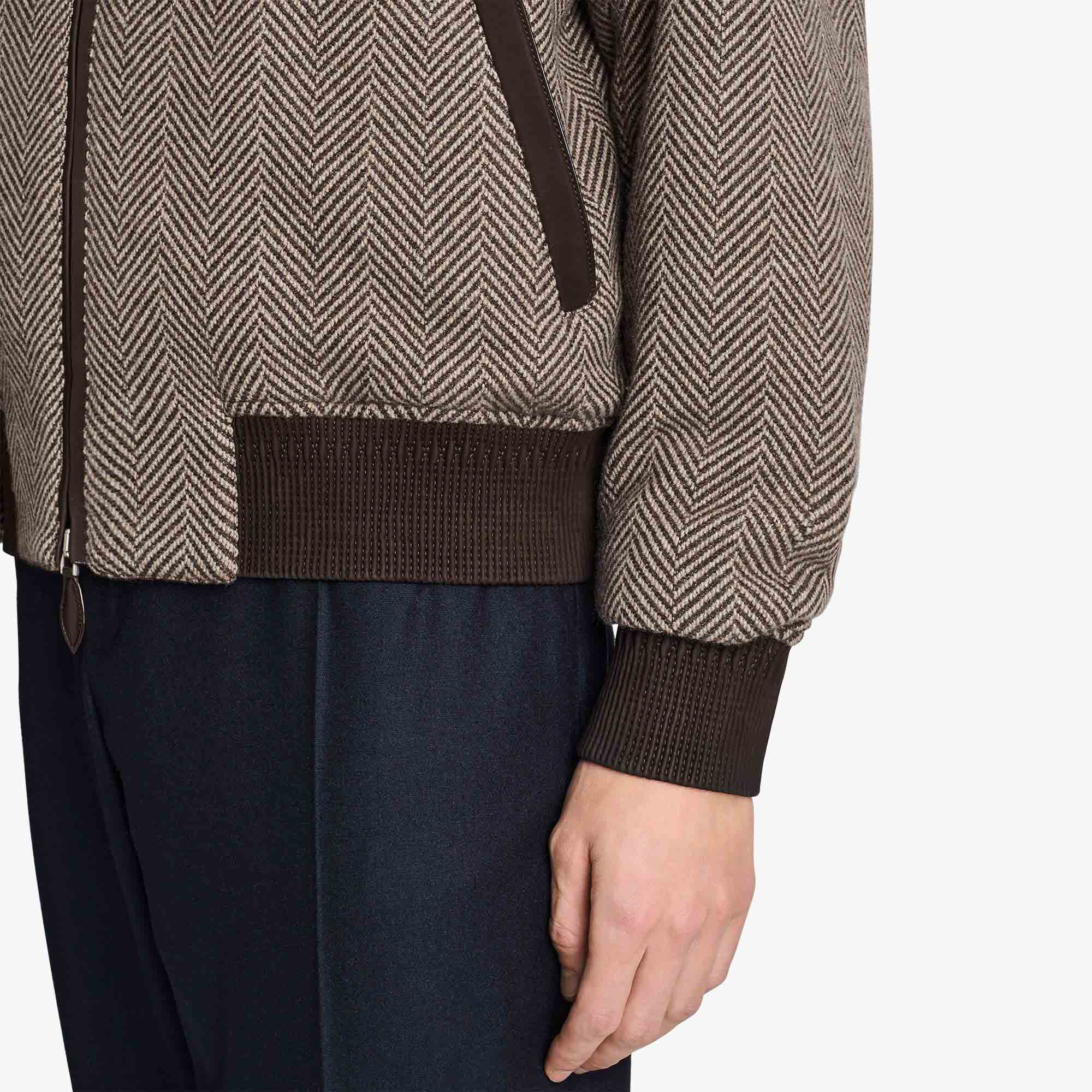 Cashmere Herringbone Jacket Berluti CA
