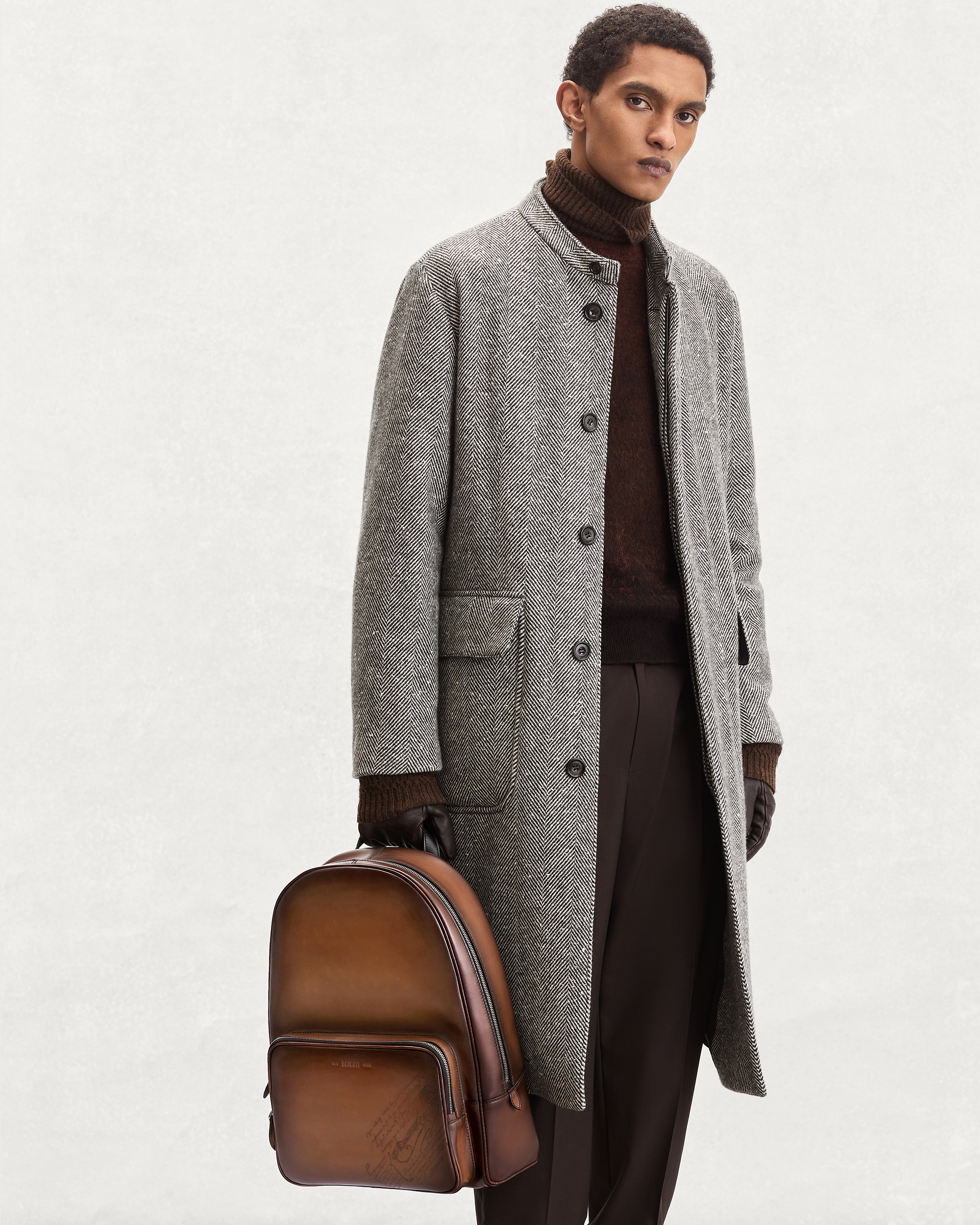 kläuse レザーバックパック リュック 黒 スウェード | www