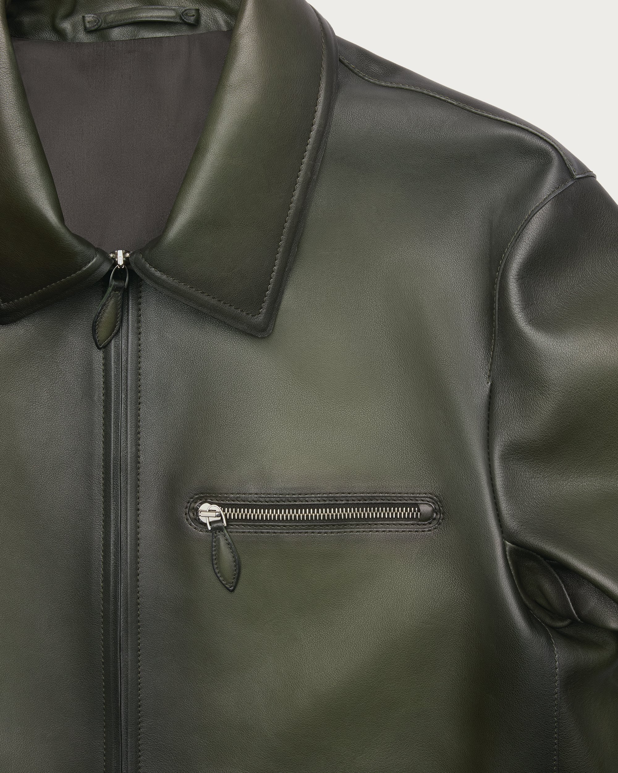Leather Patina Un Jour Blouson | Berluti US