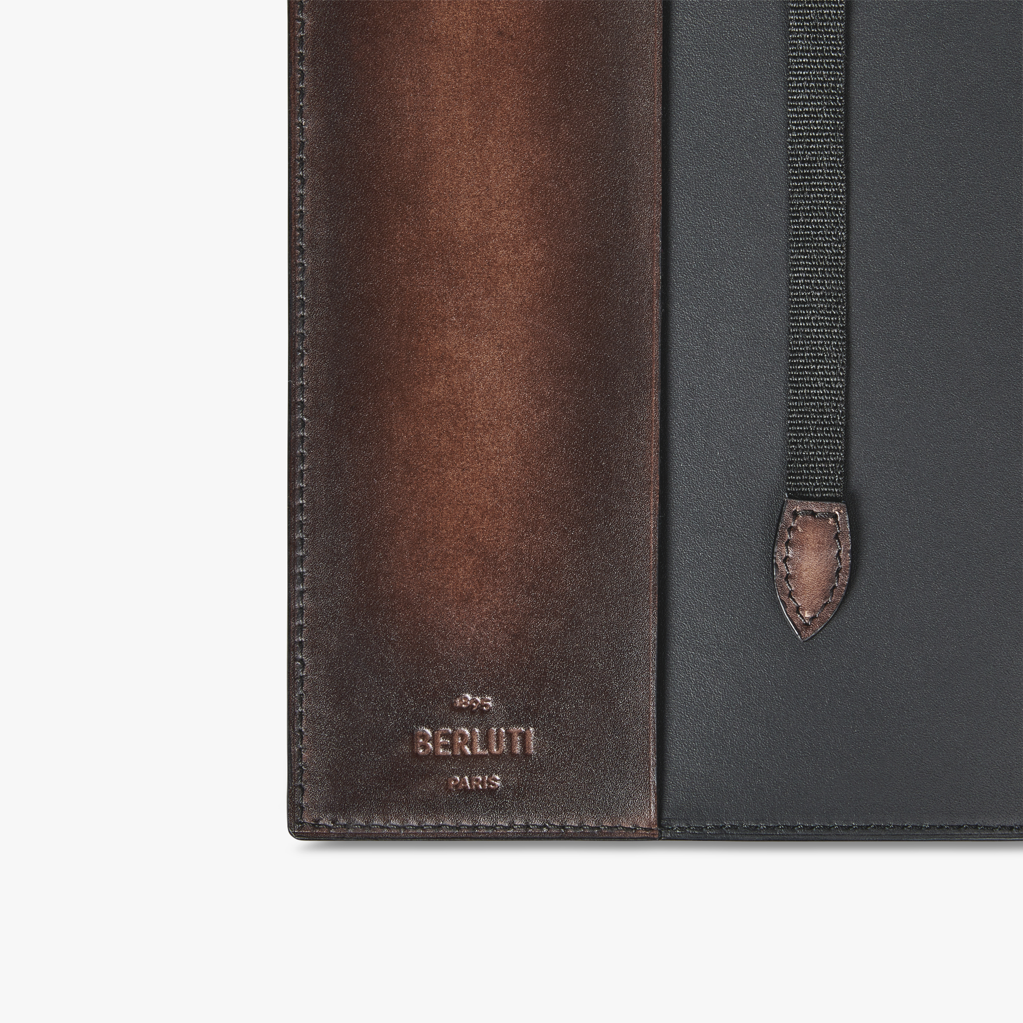 Venezia Scritto Leather A5 Notebook Cover | Berluti
