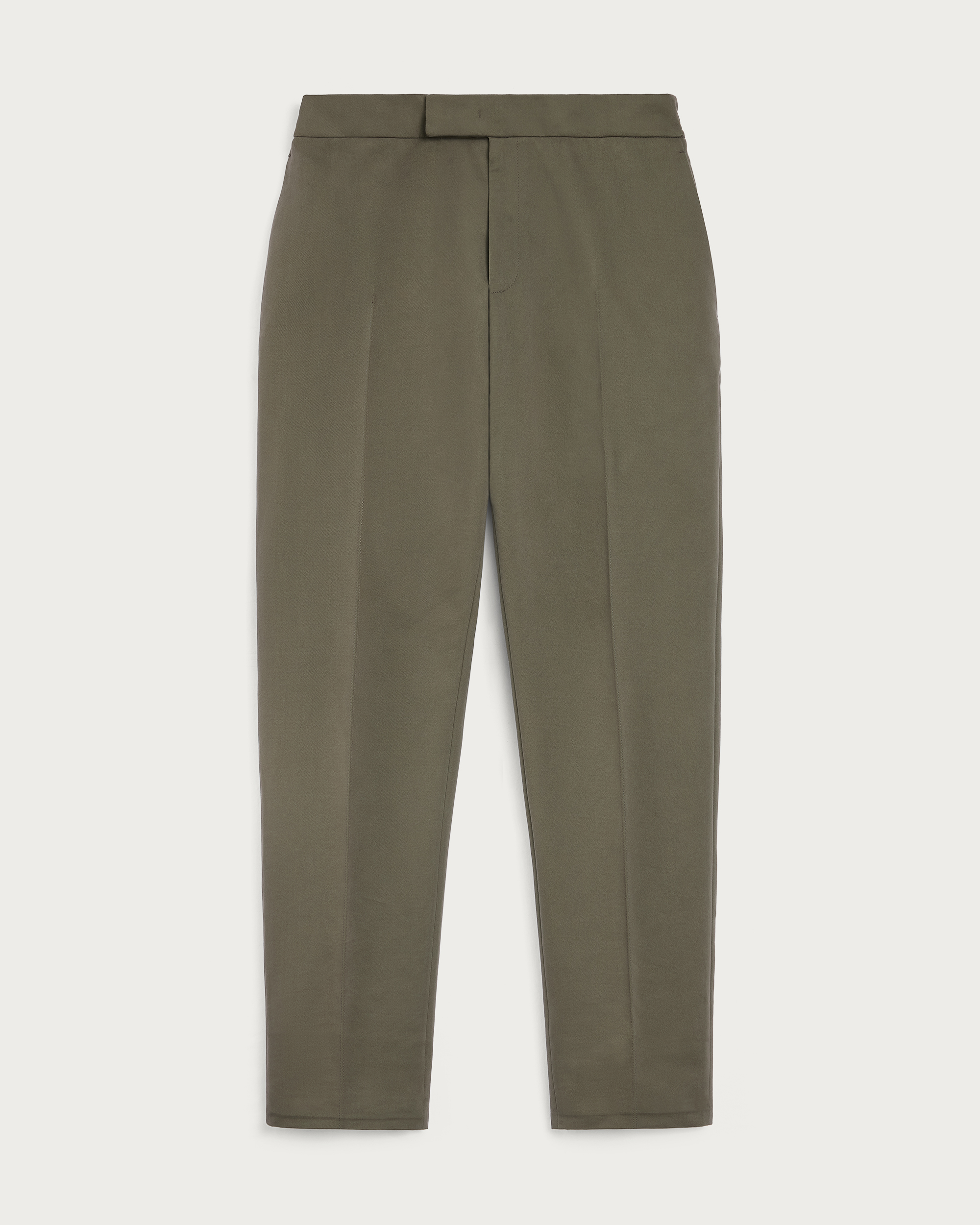 Alessio Trousers with Leather Zip-puller