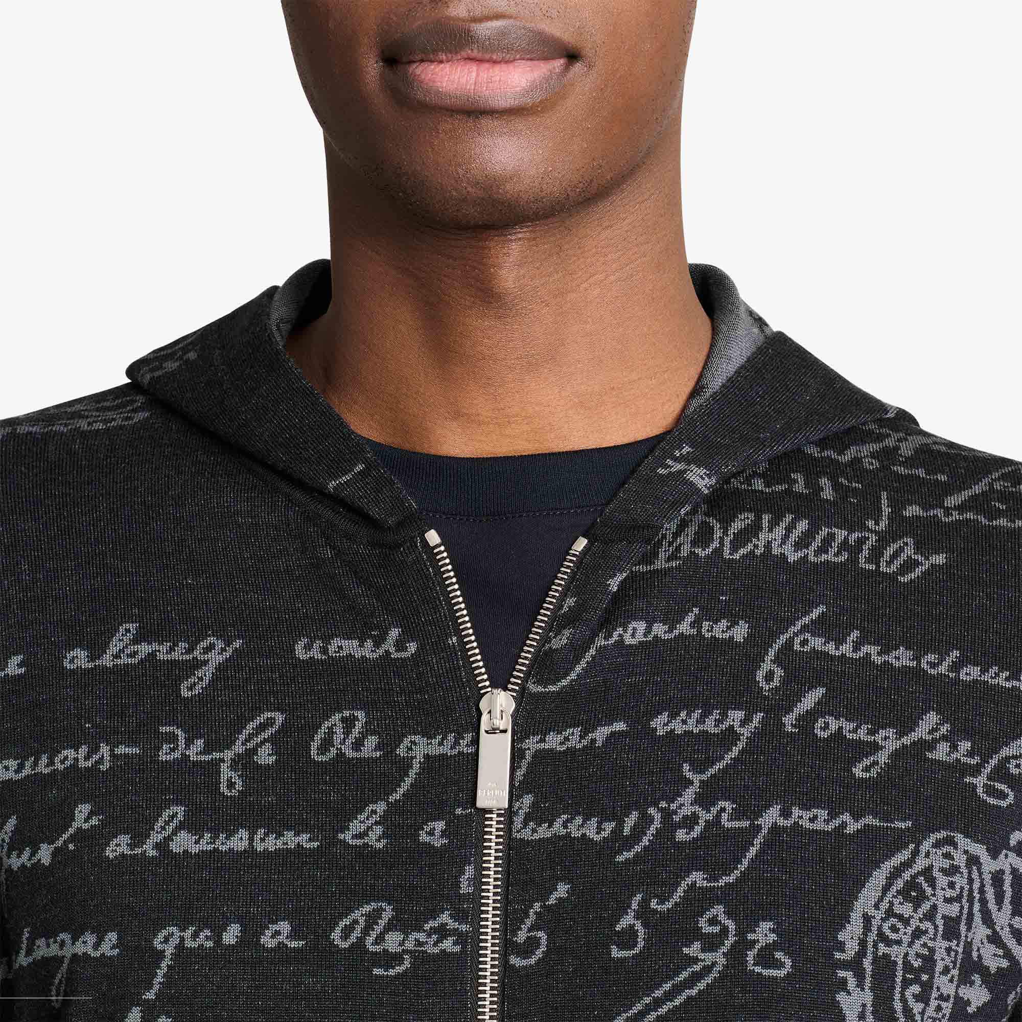 Louis Vuitton Embroidered Zip Through Hoodie