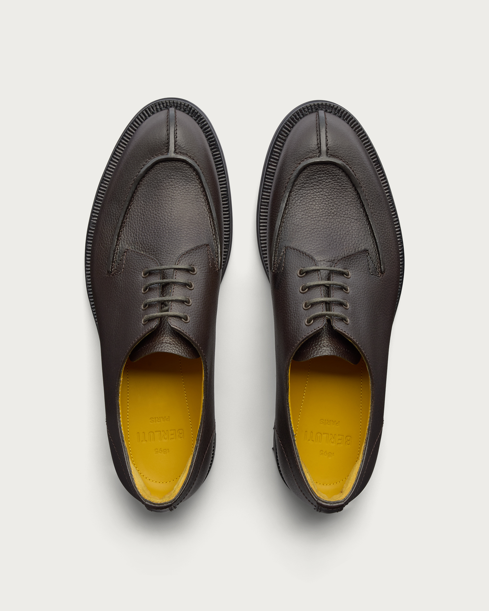 Berluti ベルルッティ　ノルベジューゼ製法のダービービジネスシューズ ドンドン見直し】美品□ベルルッティ ノルベジェーゼ製法 ビスポーク