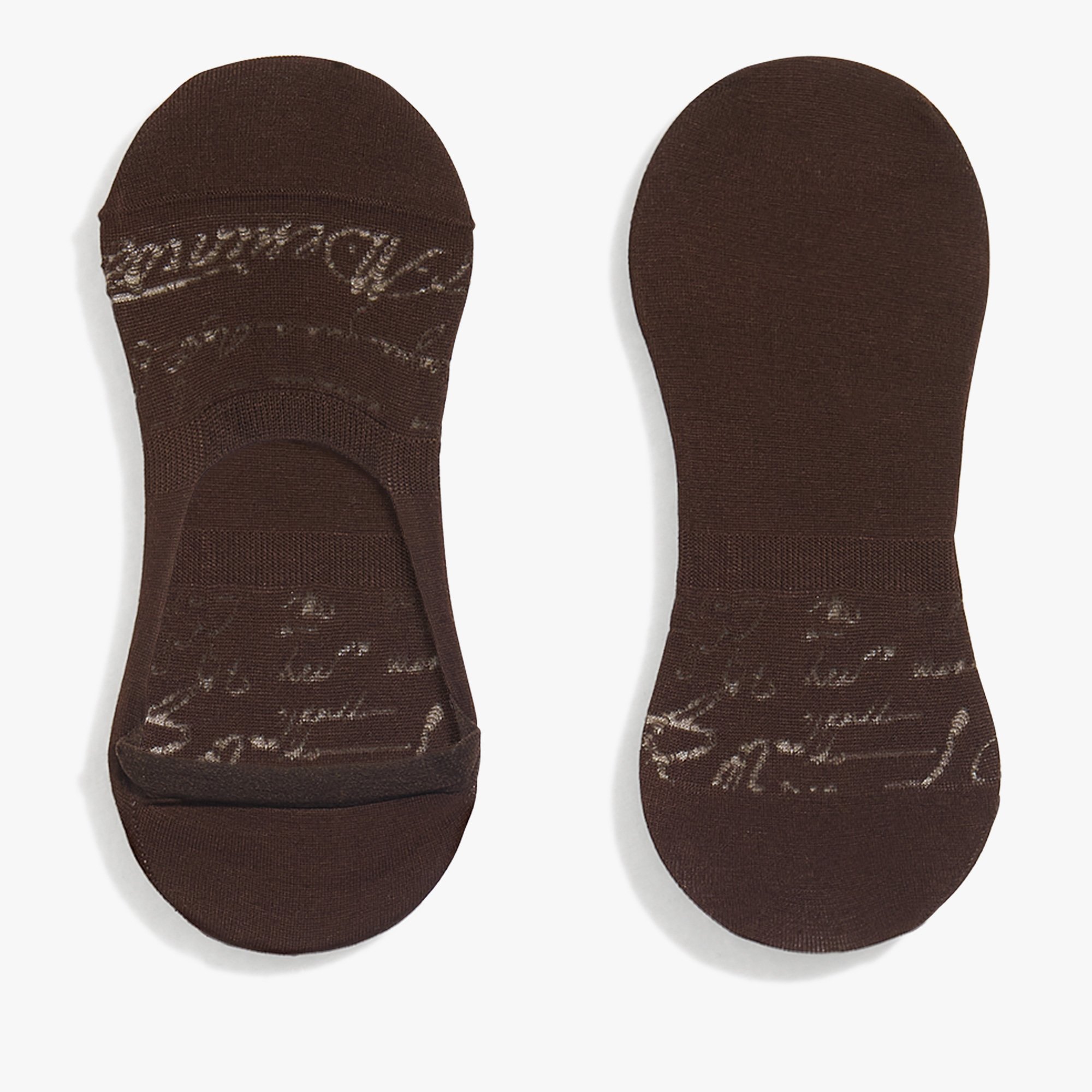 Shadow Cotton Ghost Socks, SIGNATURE BROWN, hi-res