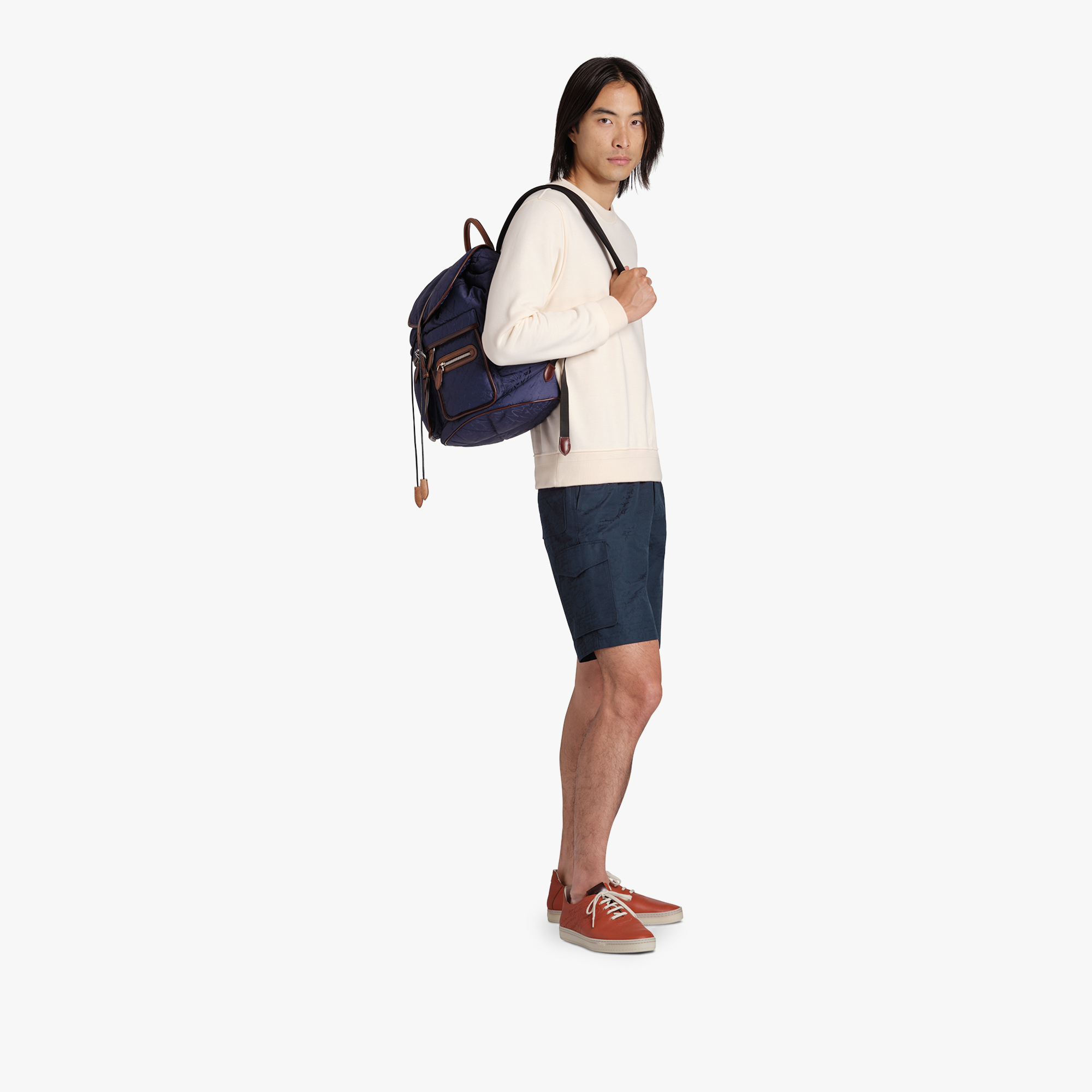 ベルルッティ Berluti スクリットナイロン バックパック