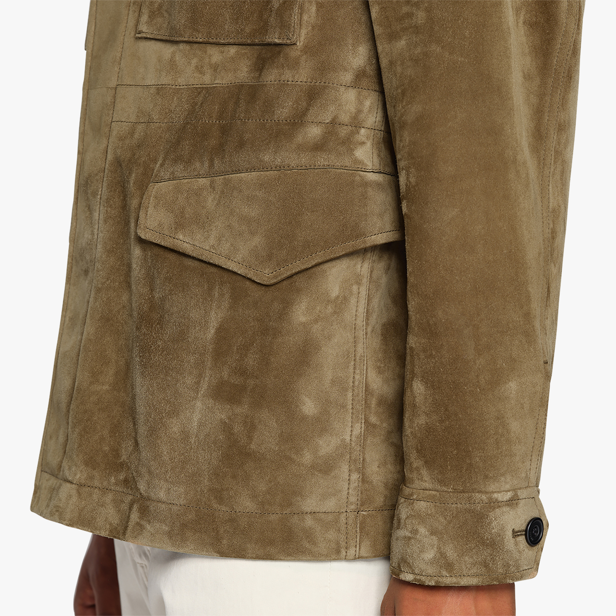 Berluti suede field jacket hotsell