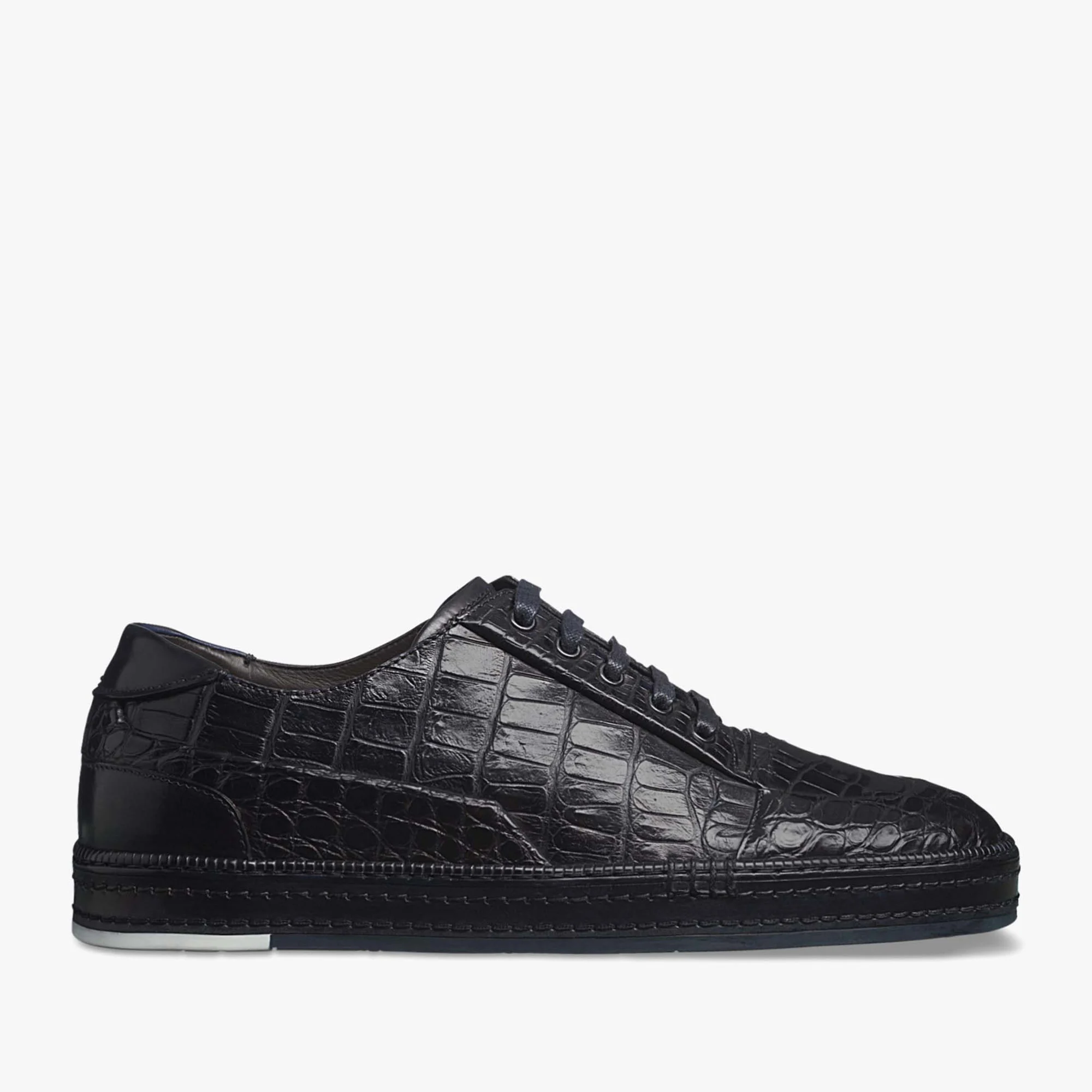 Crocodile Leather Sneakers