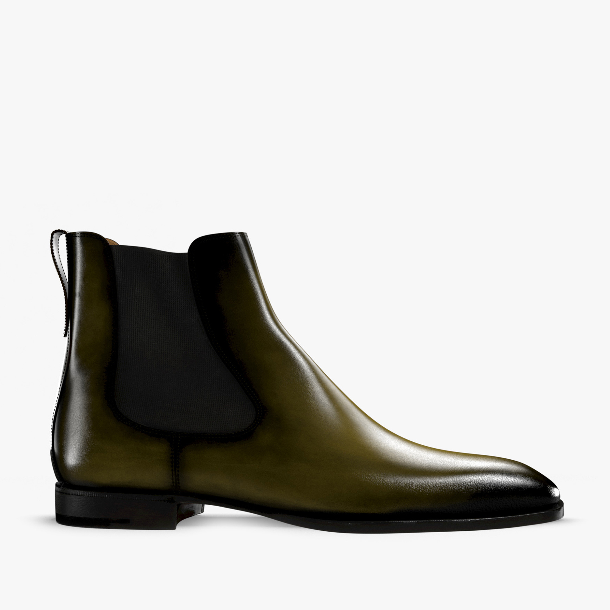 Caractere Capri Leather Boot Berluti JP