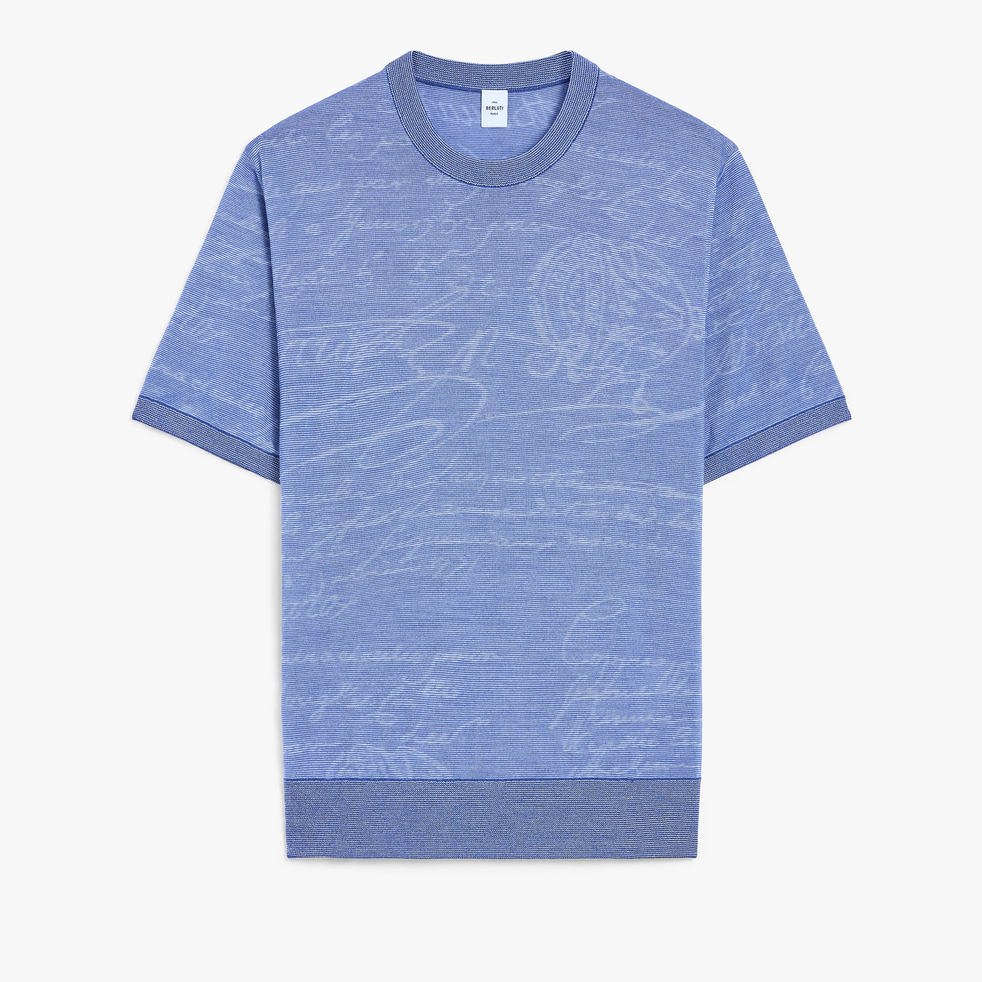 【BERLUTI】ライトスクリット ウール 半袖 クルーネック Tシャツ ライト スクリット ウール 半袖クルーネック | ベルルッティ JP