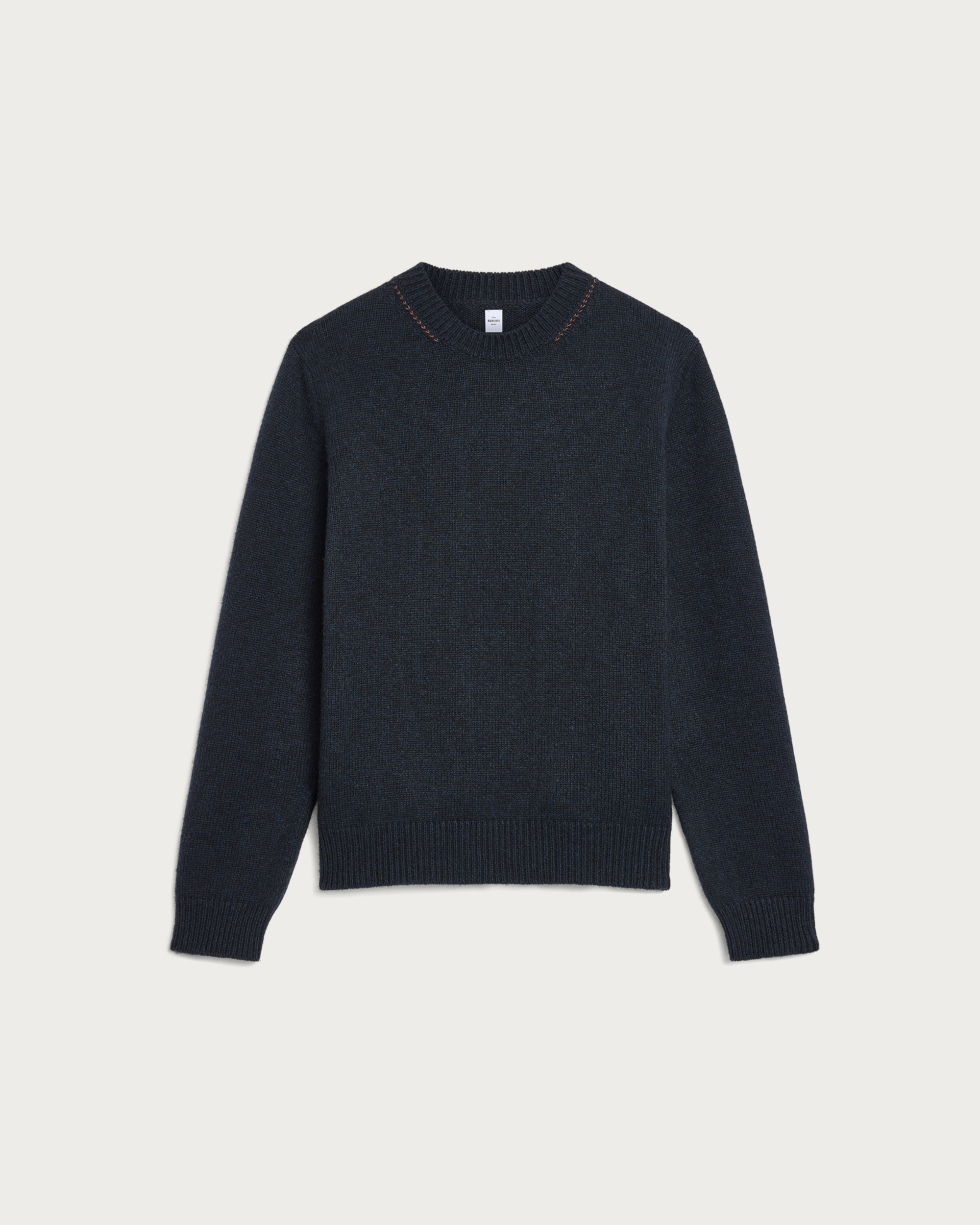 Leather Braiding Crewneck