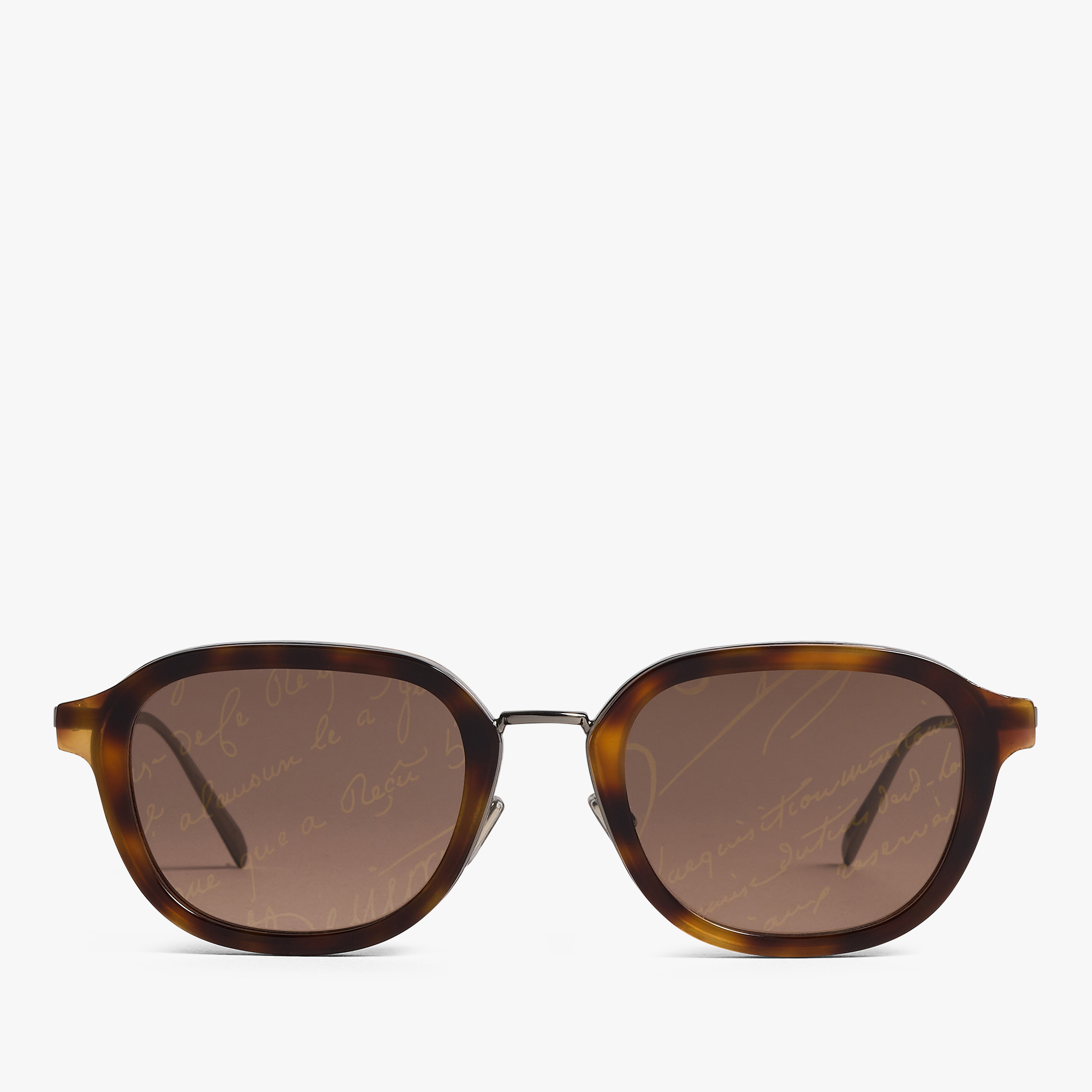 Equinox Metal And Acetate Sunglasses, CLASSIC HAVANA + BROWN SCRITTO, hi-res