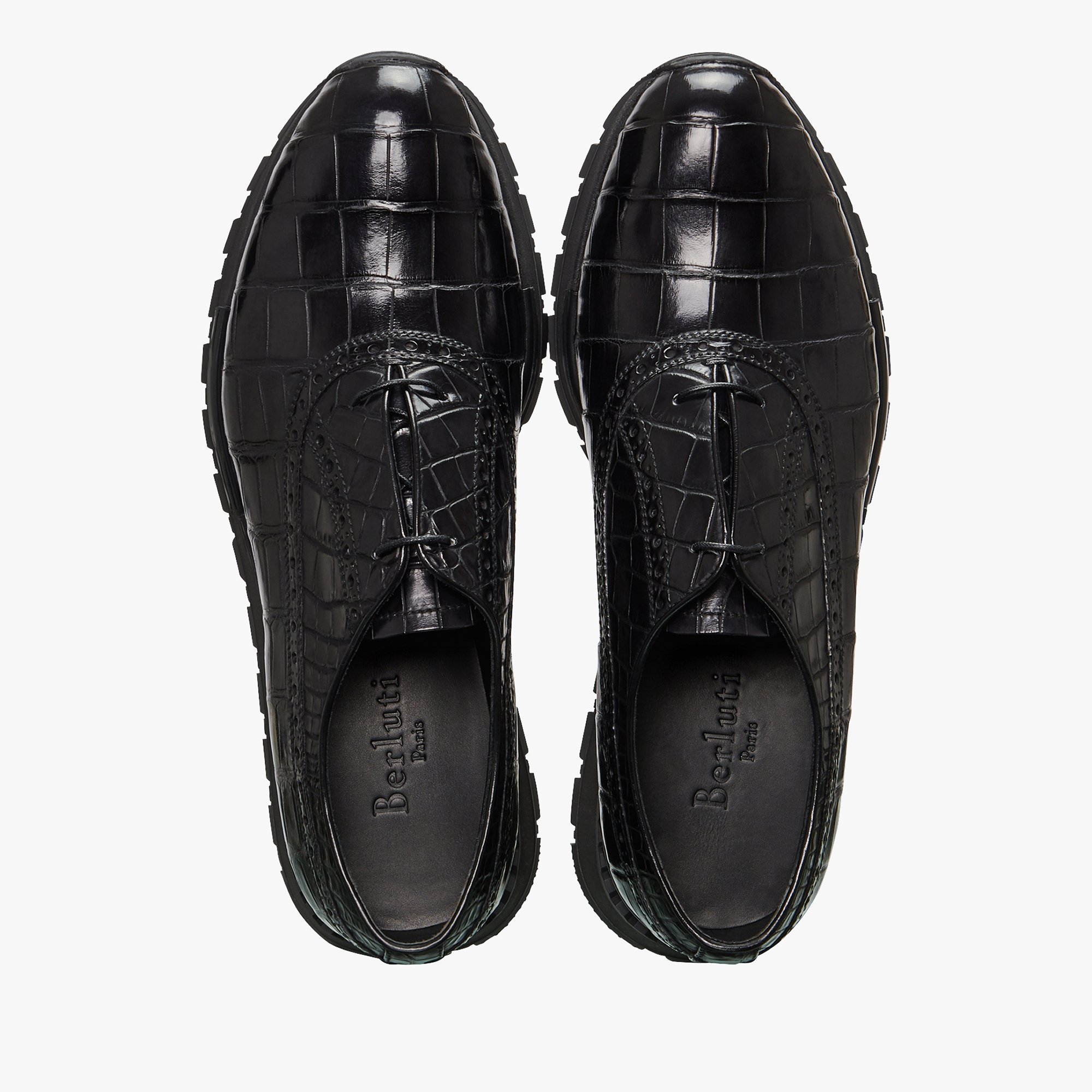 Fast Track Torino Alligator Leather Sneaker Berluti US