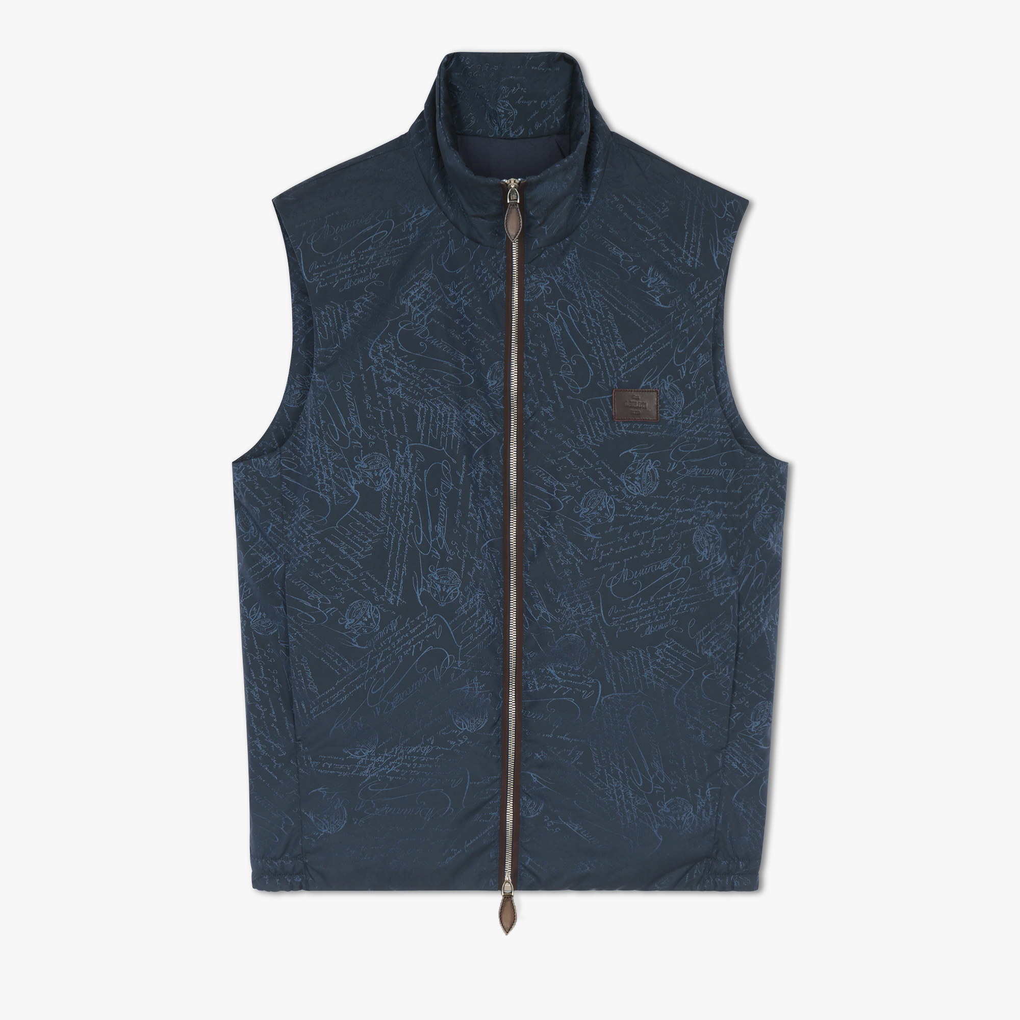 Nylon Scritto Gilet, WASHED INDIGO, hi-res