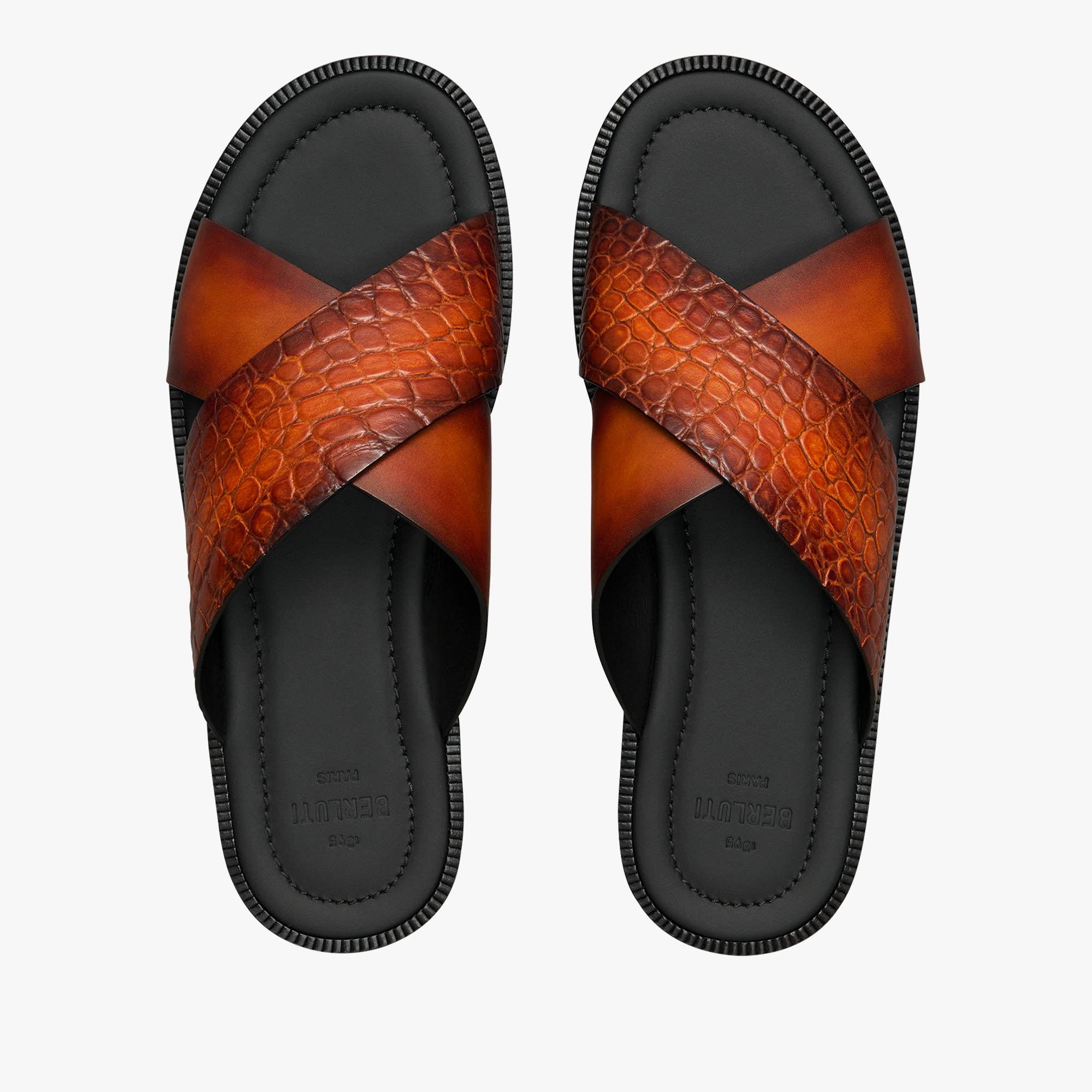Sifnos Alligator And Leather Sandal | Berluti US