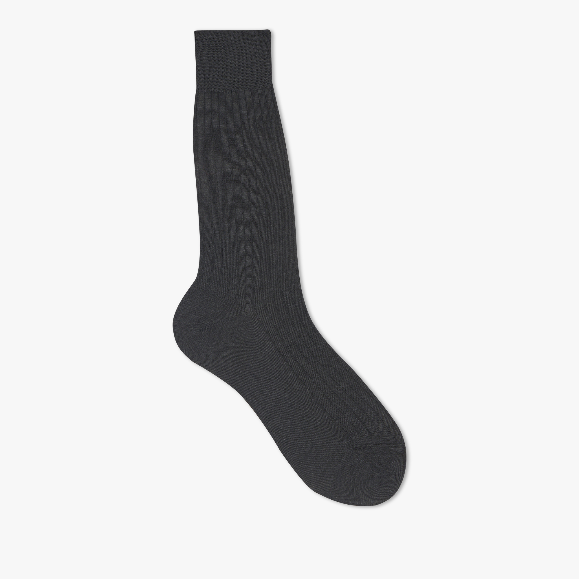 Chaussettes Courtes En Coton, CARBON GREY, hi-res