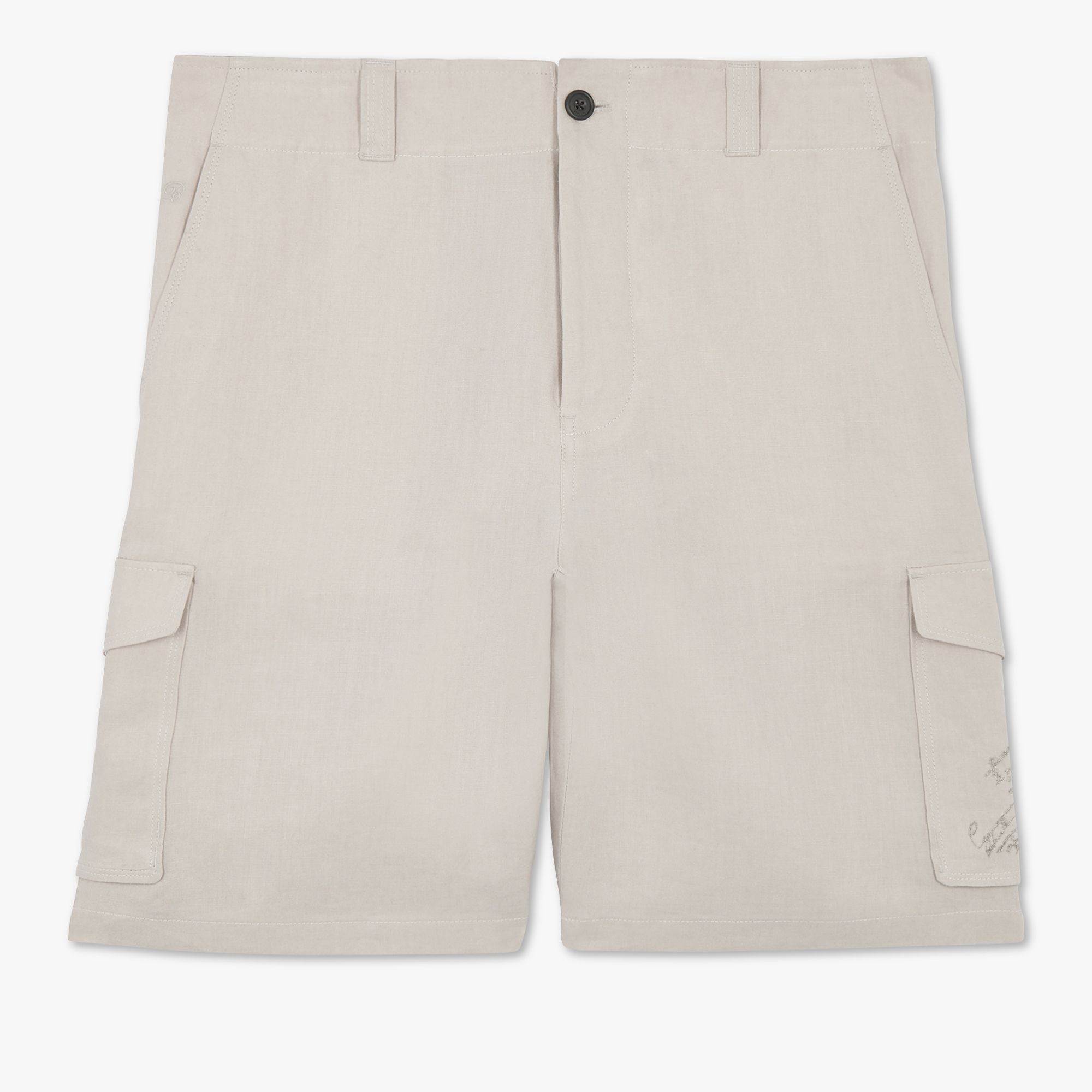 Linen Cargo Shorts, SAND LINEN, hi-res