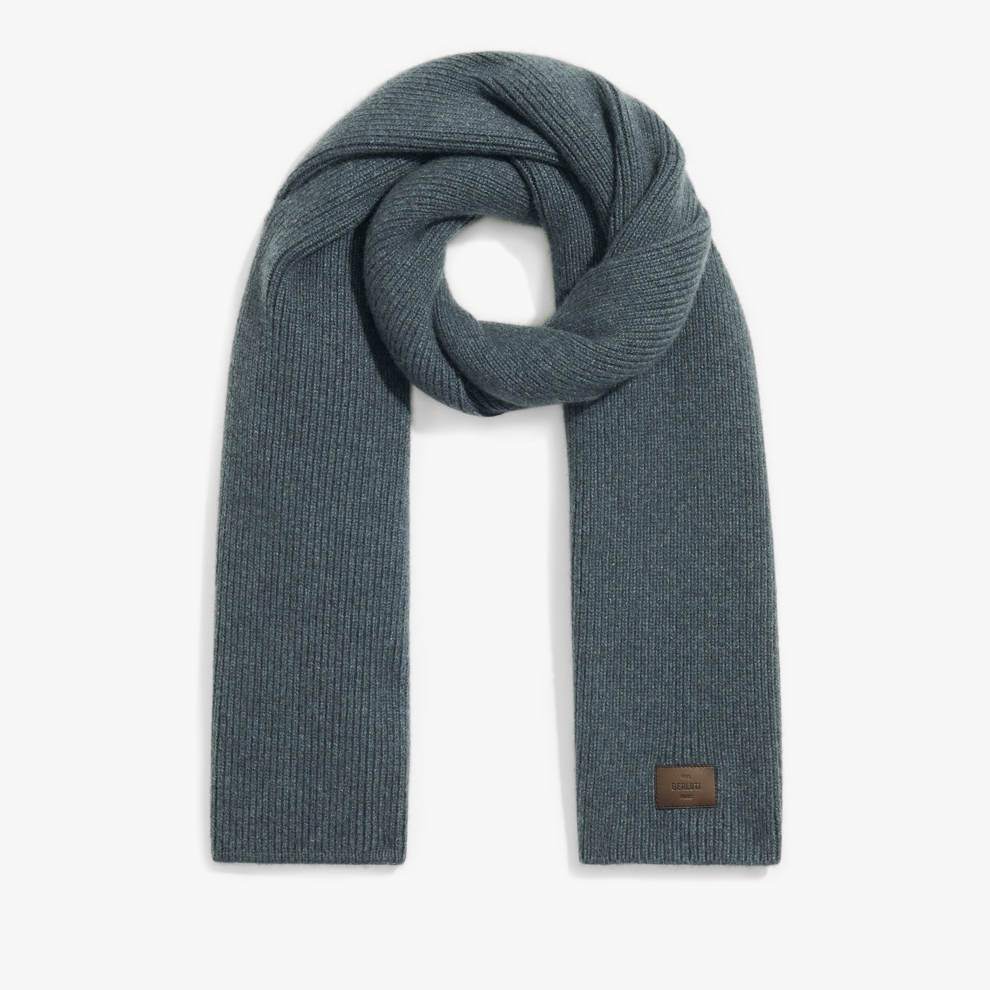 Cashmere Scarf, DEEP EMRALD BLUE, hi-res
