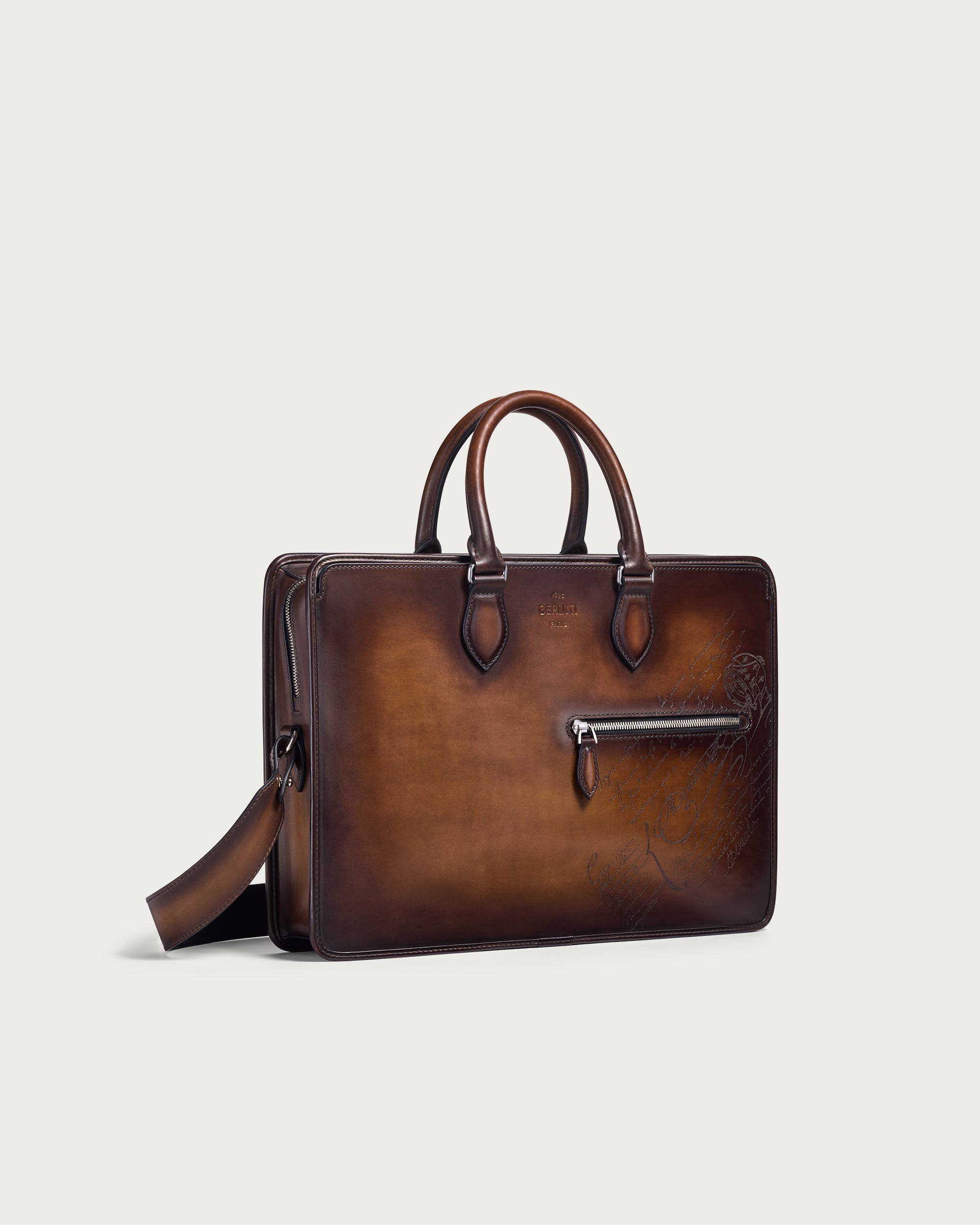 ほぼ新品　 63.8万　Berluti アンジュール ミニ　総柄　ブリーフケース アンジュール ミニ ブリーフケース | ベルルッティ JP