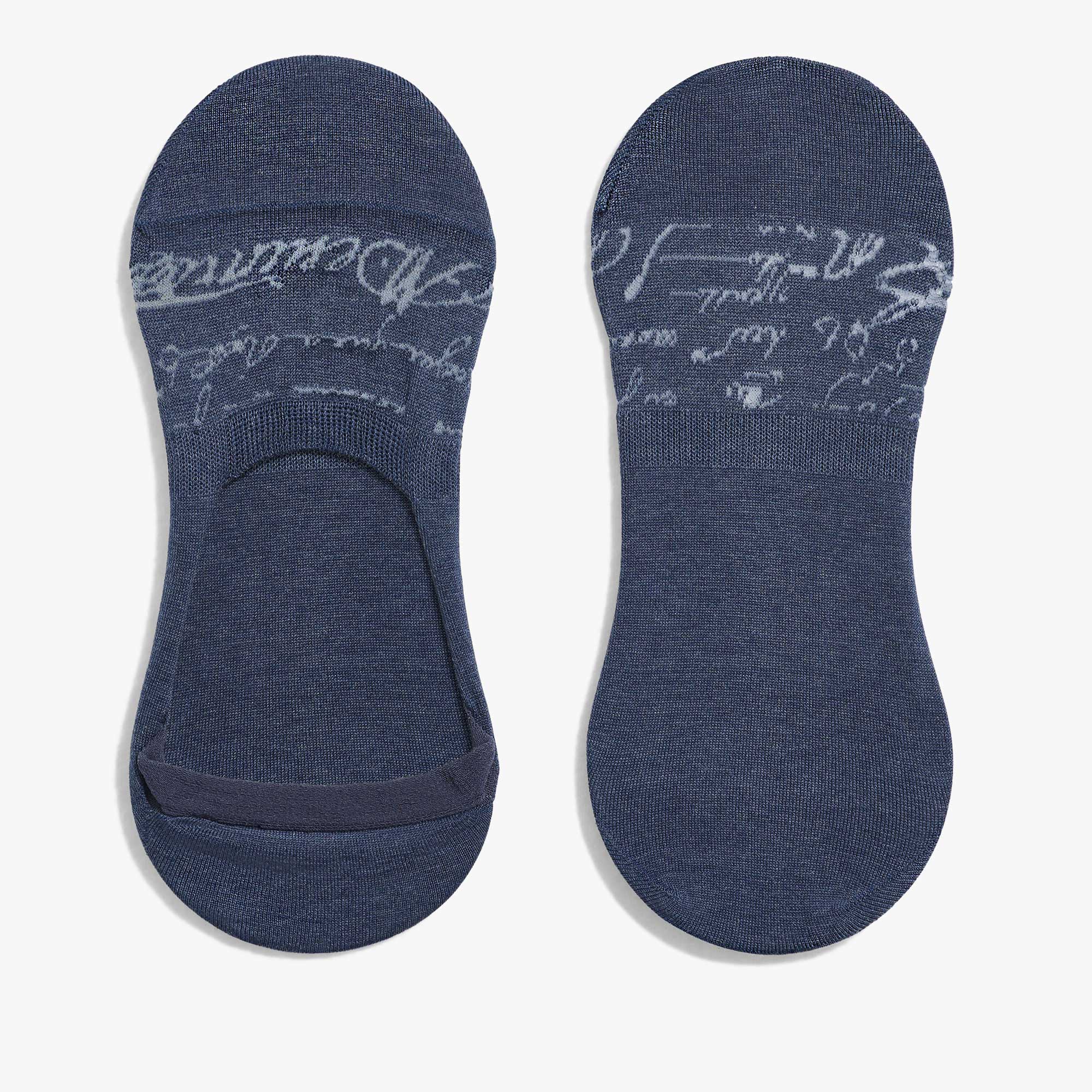 Shadow Cotton Ghost Socks, BLUE CHARCOAL, hi-res