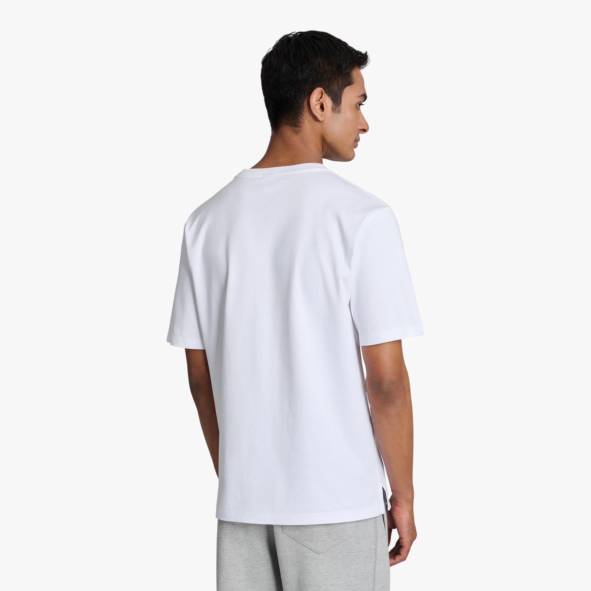 T shirt shop nike col blanc