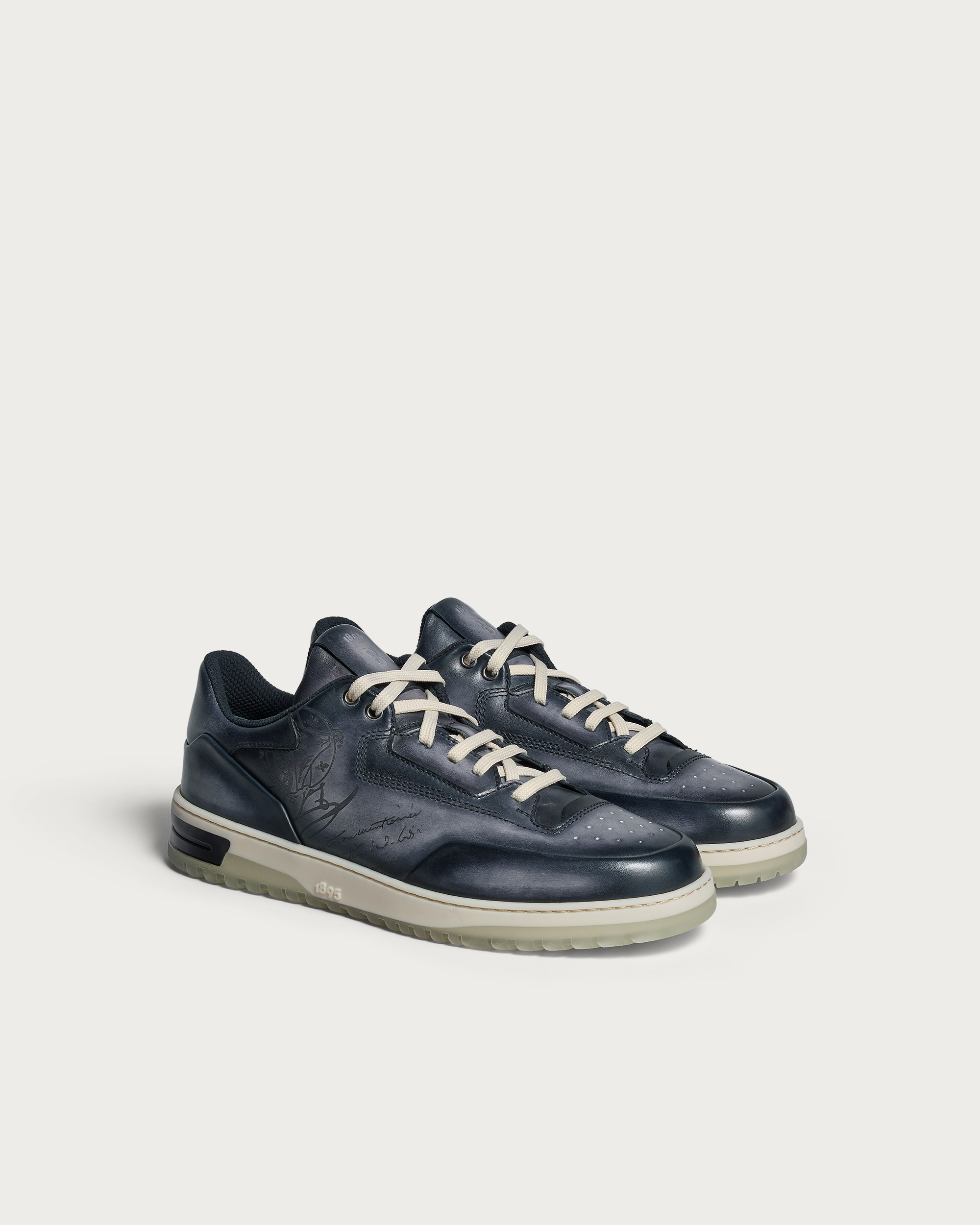 ★極美品‼️ベルルッティプレイフィールド★レザースニーカーBerluti★26 BERLUTI ベルルッティ 現行 極美品 定価26 6万 プレイタイム レザー