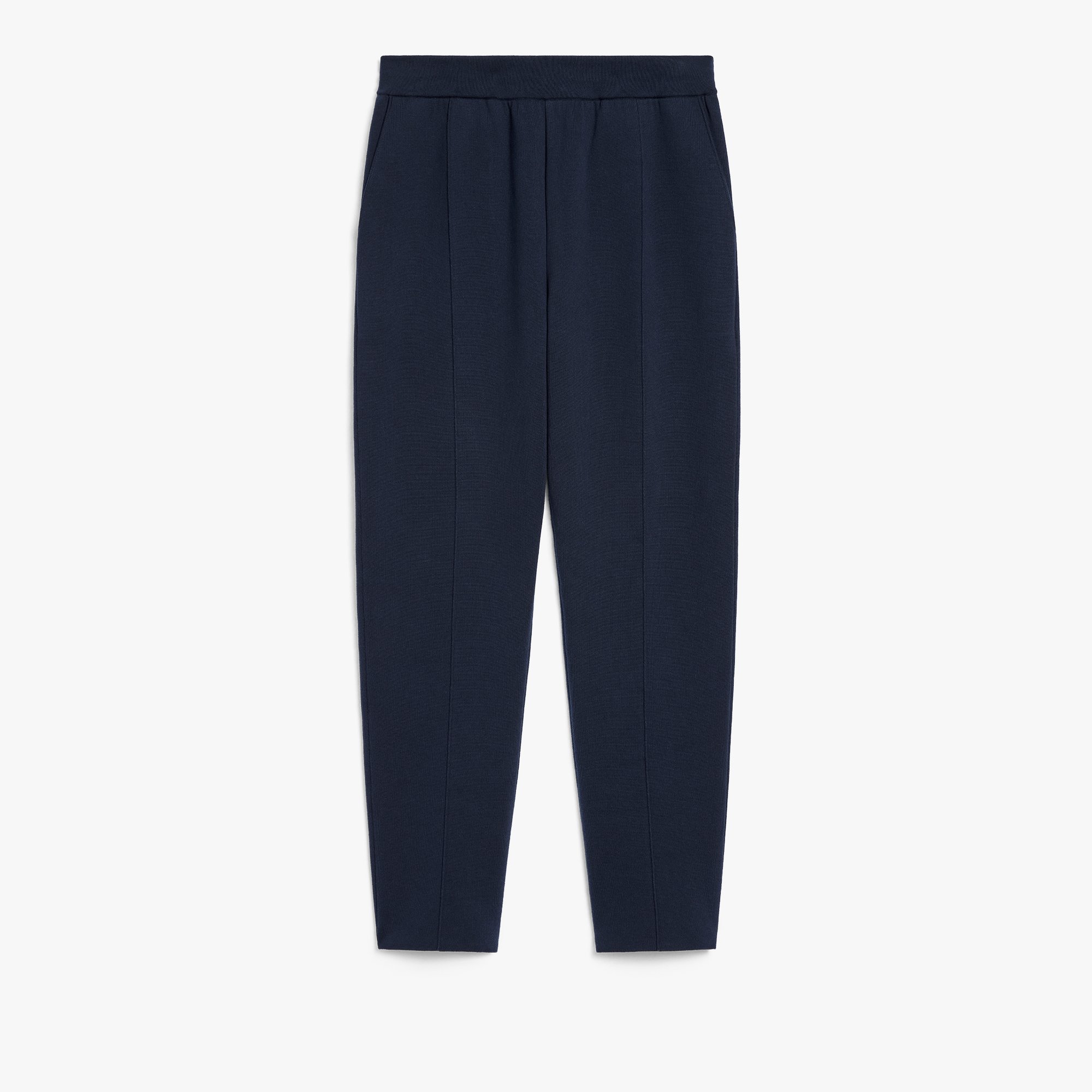 Double Face Knitted Pants, COLD NIGHT BLUE, hi-res