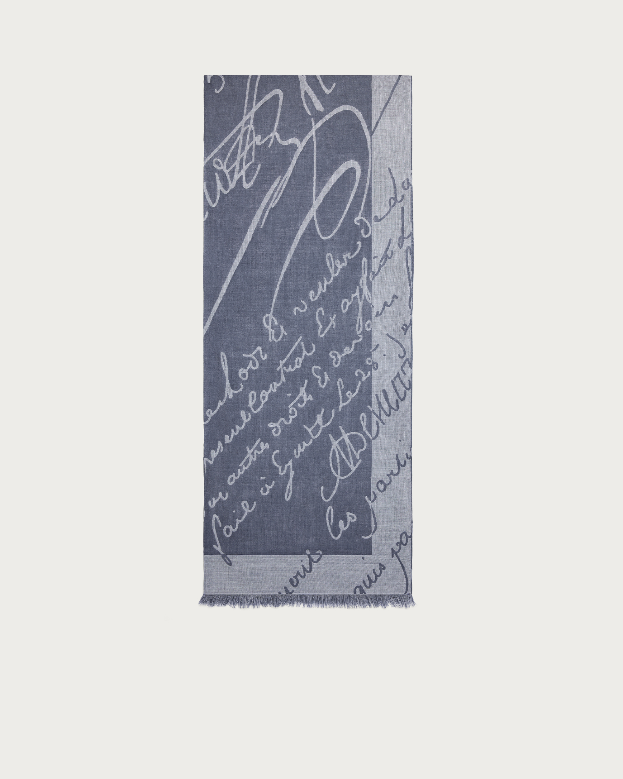 Giant Scritto Pattern Scarf