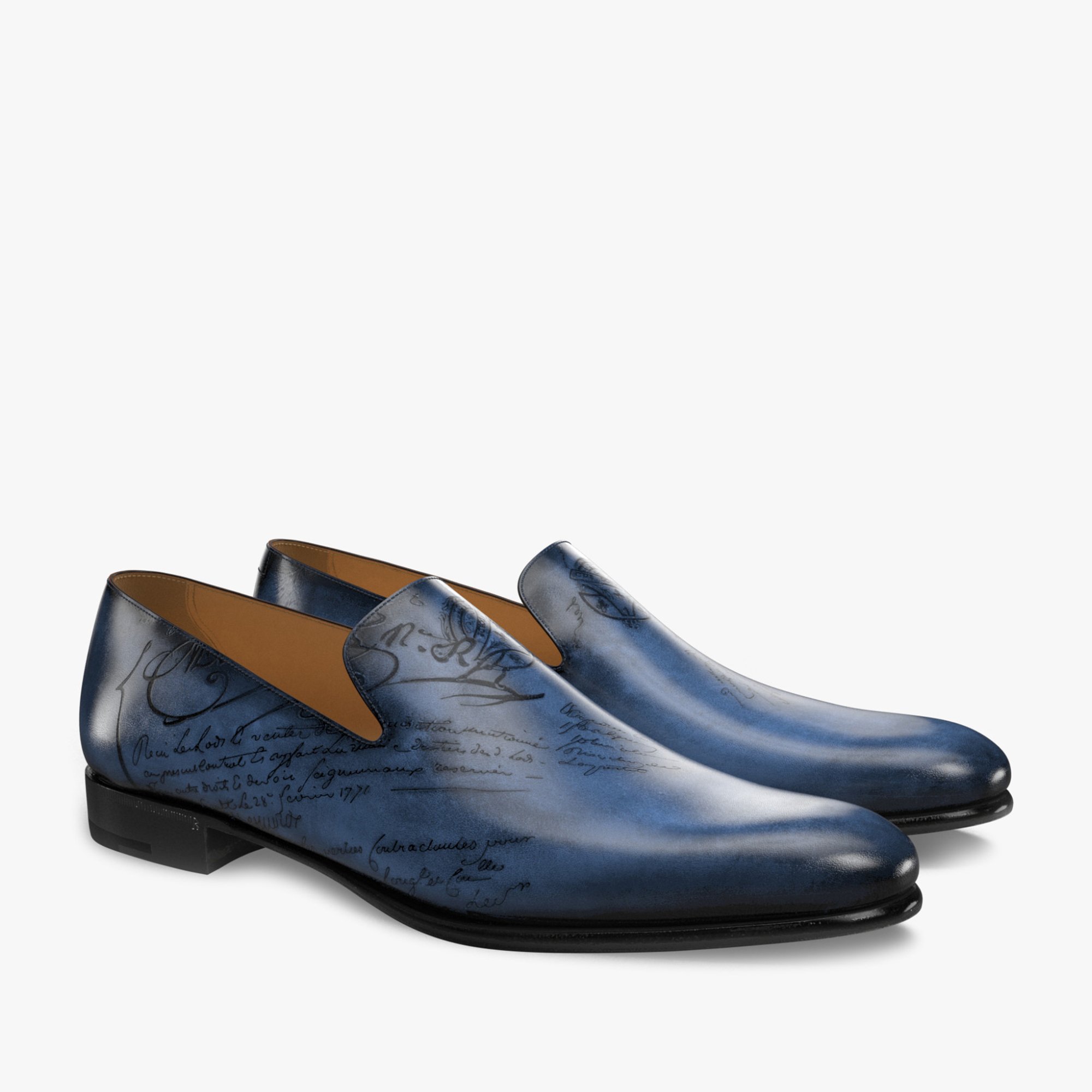 Cursive Galet Alligator Leather Loafer