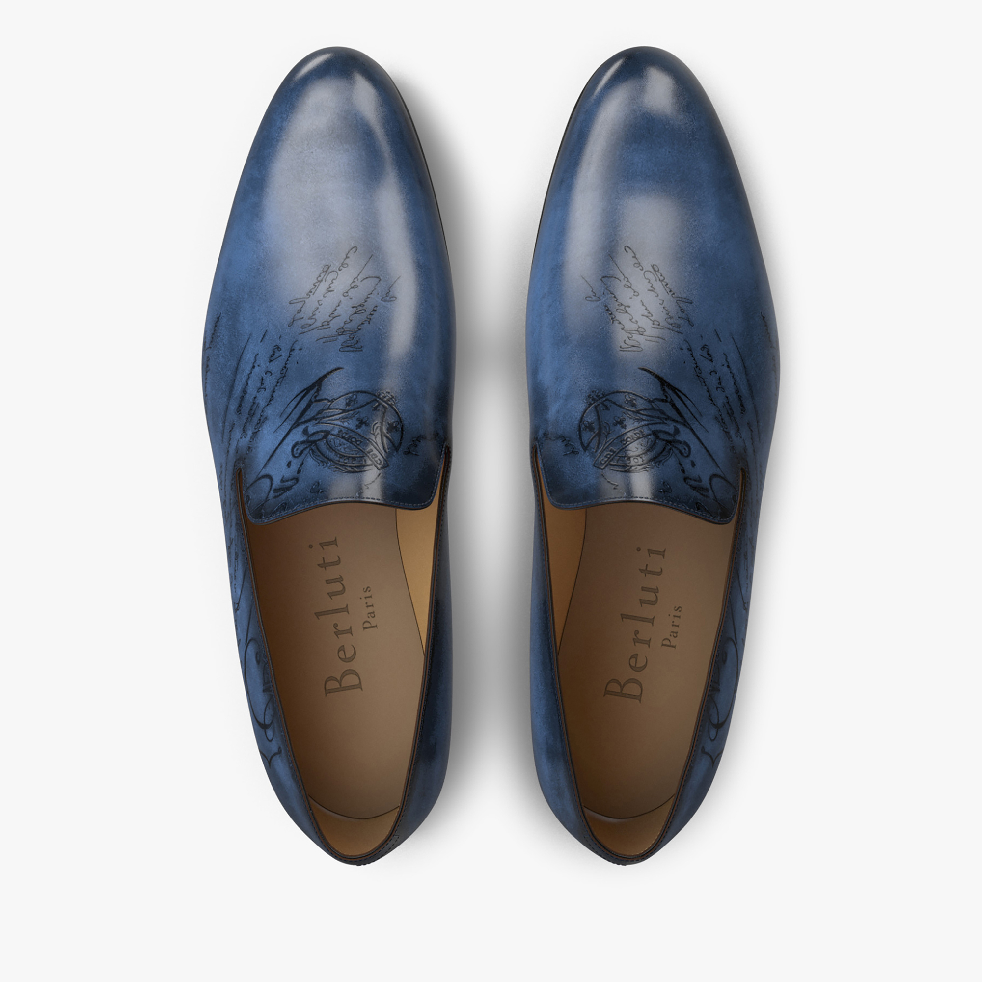 Cursive Galet Scritto Leather Loafer | Berluti US