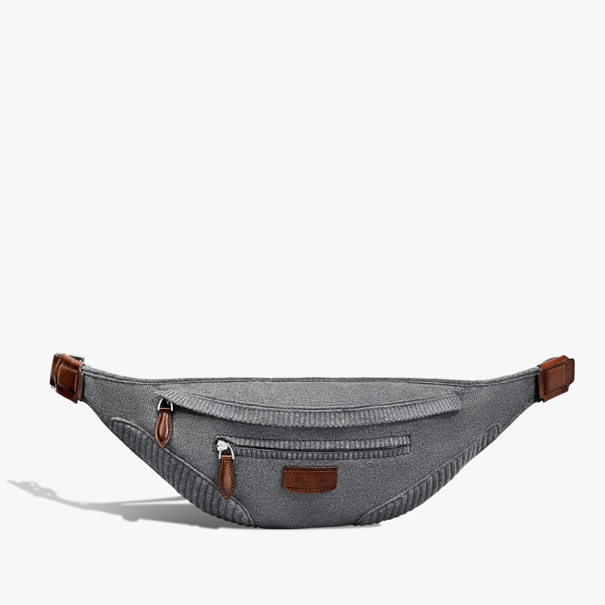 Shadow B5820 Cashmere Bumbag, GREY, hi-res