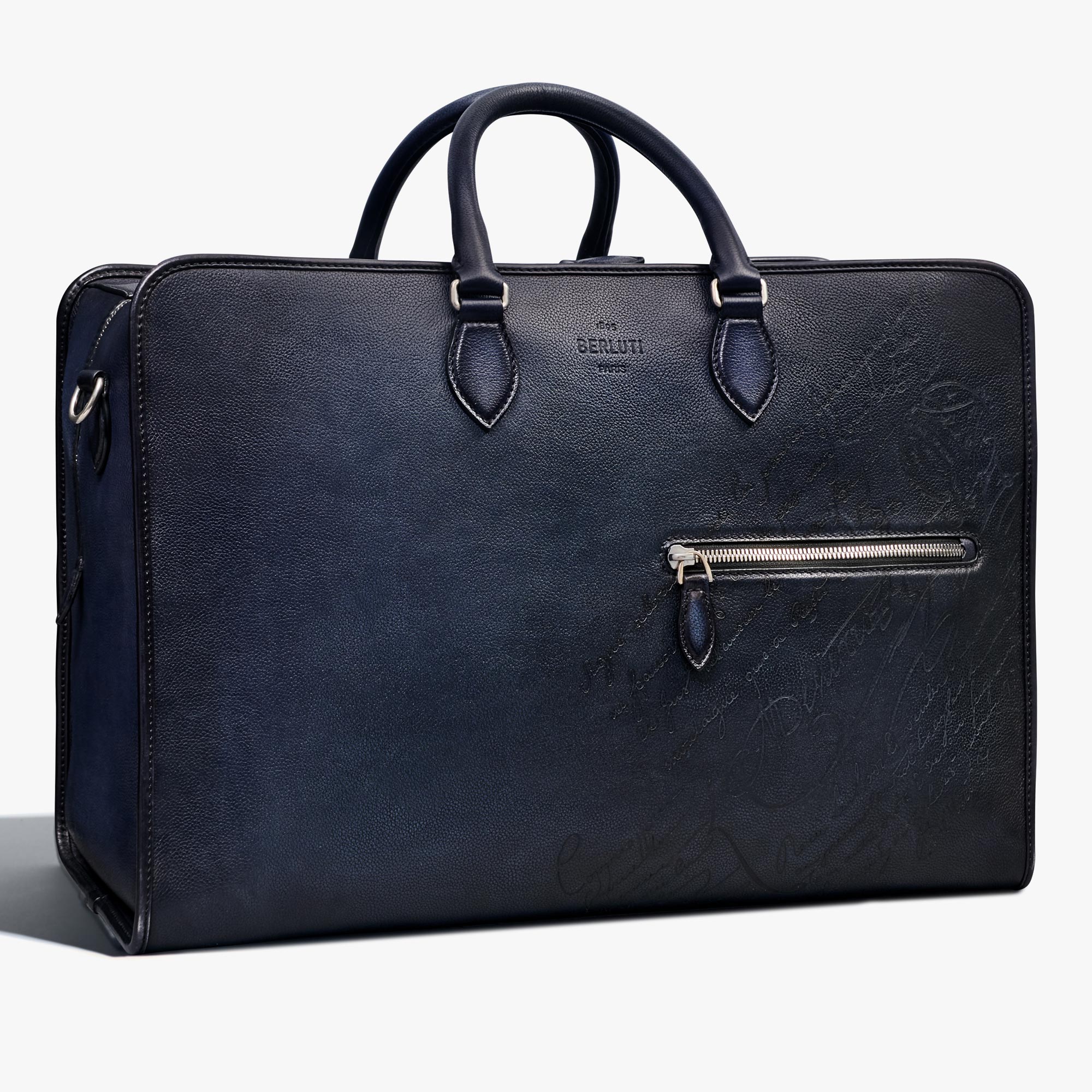 Overnight Scritto Leather Travel Bag | Berluti DE