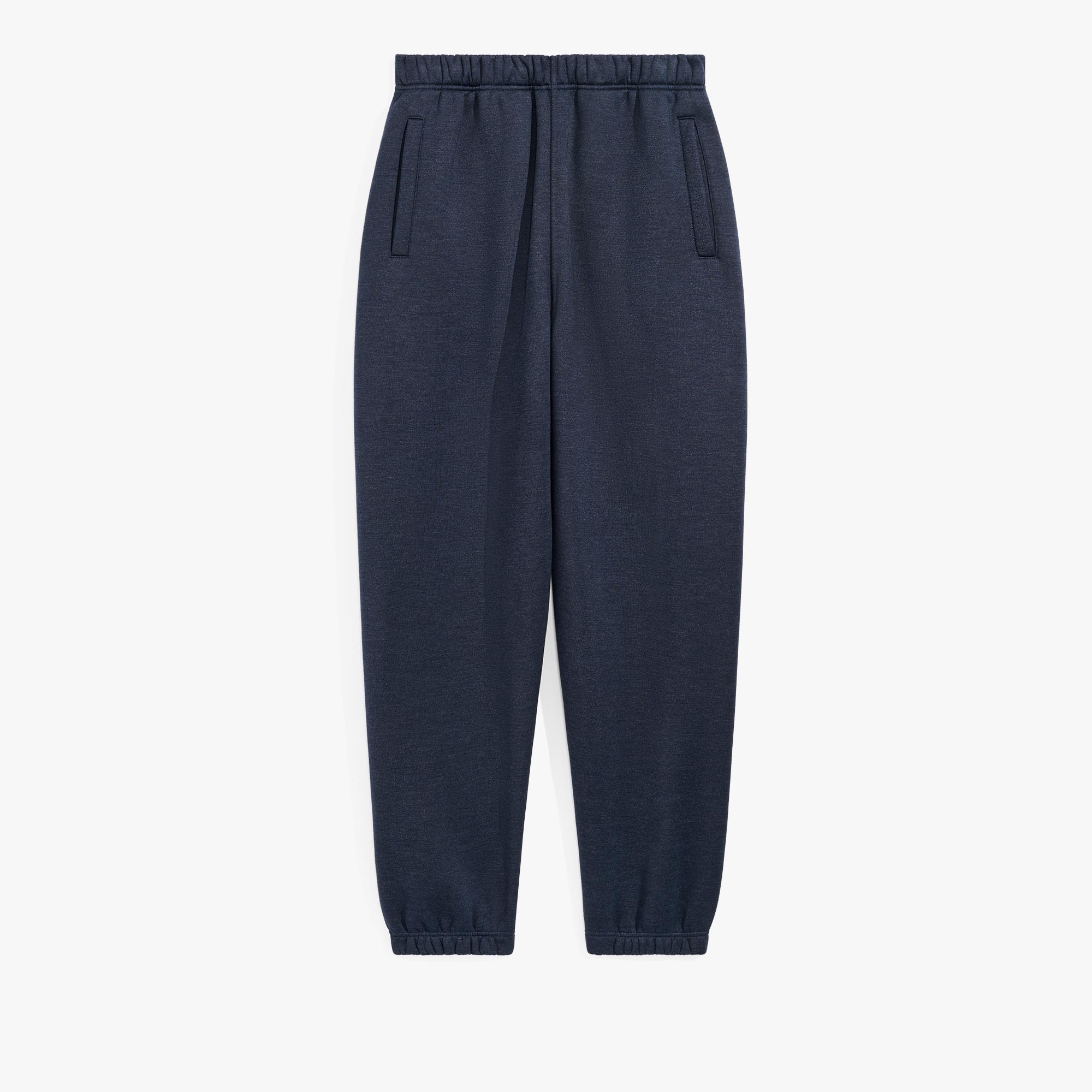 Joggpants With Leather Tab, COLD NIGHT BLUE, hi-res