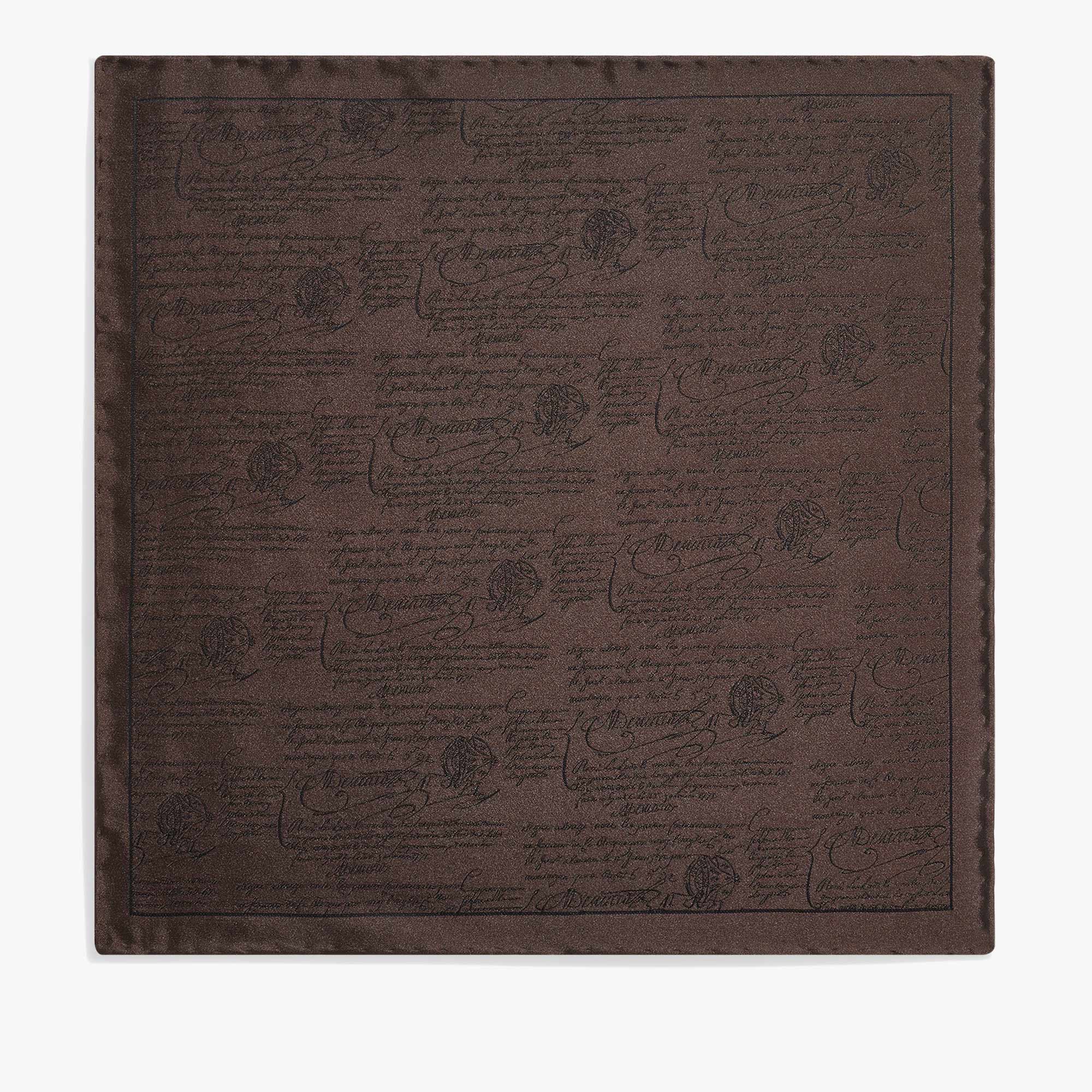 Scritto Handkerchief, SIGNATURE BROWN, hi-res