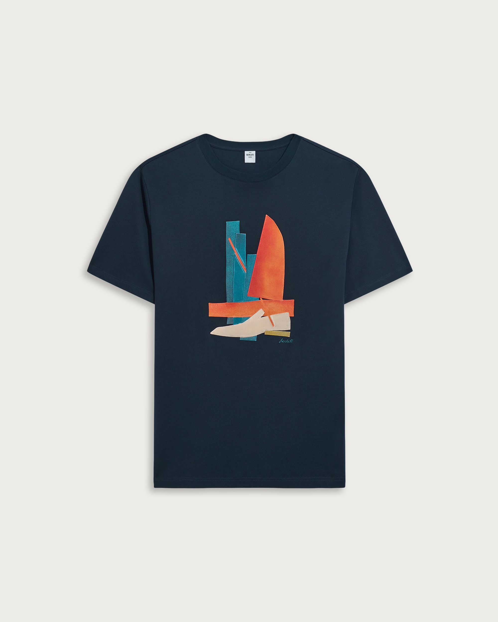 セイルボートパターン Tシャツ | ベルルッティ JP