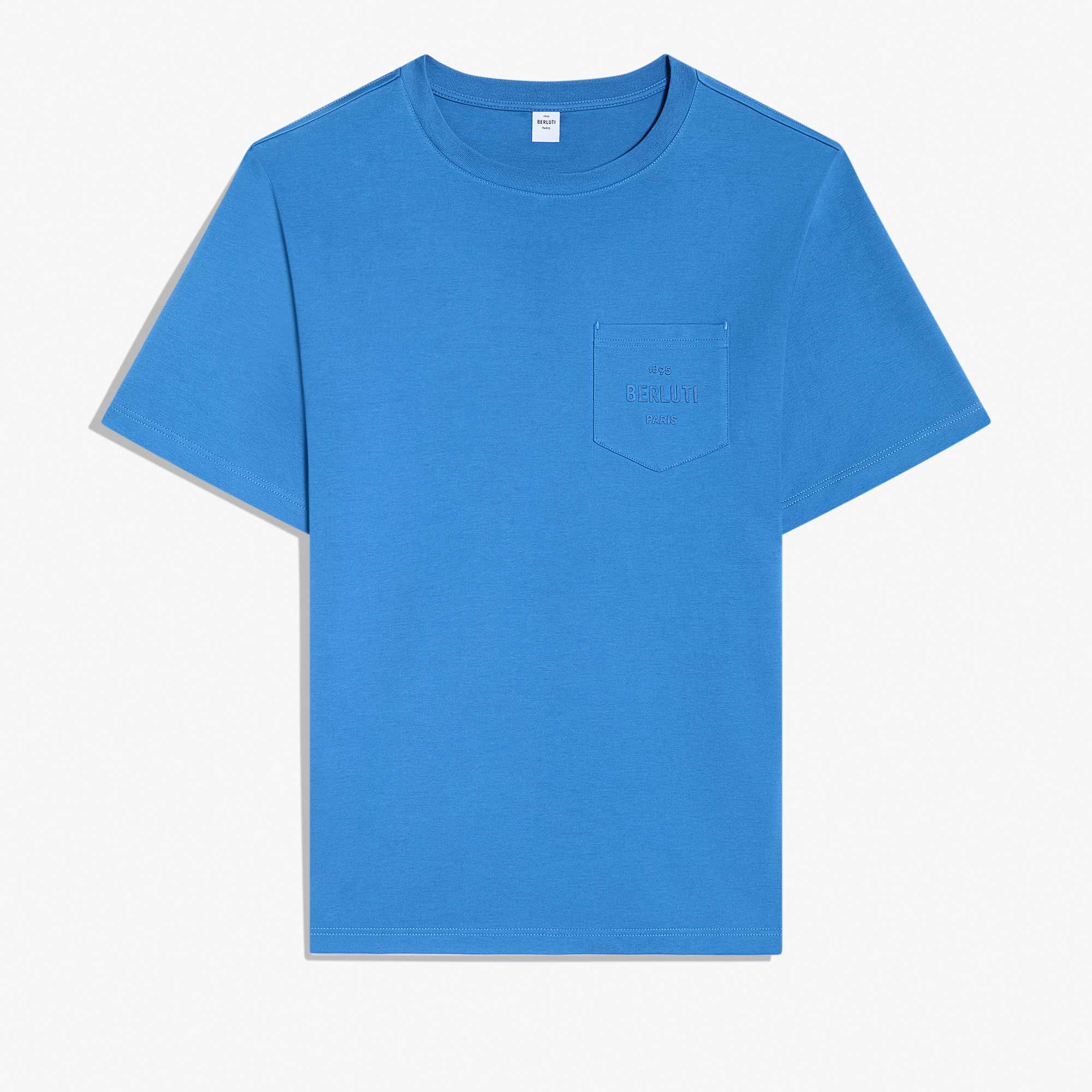 Pocket Logo T-Shirt, BLUE HAWAI, hi-res