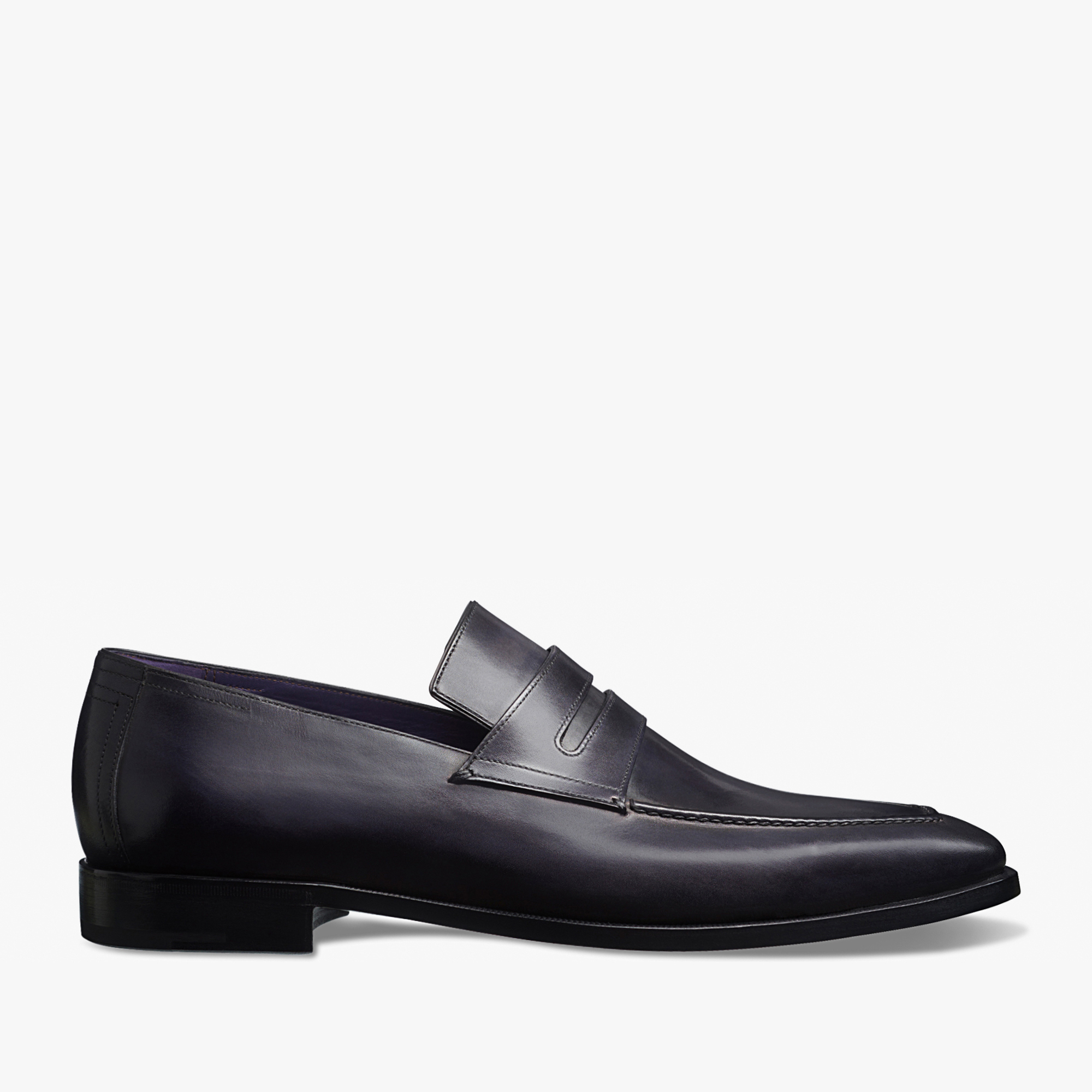 Andy Demesure Leather Loafer, NERO GRIGIO, hi-res
