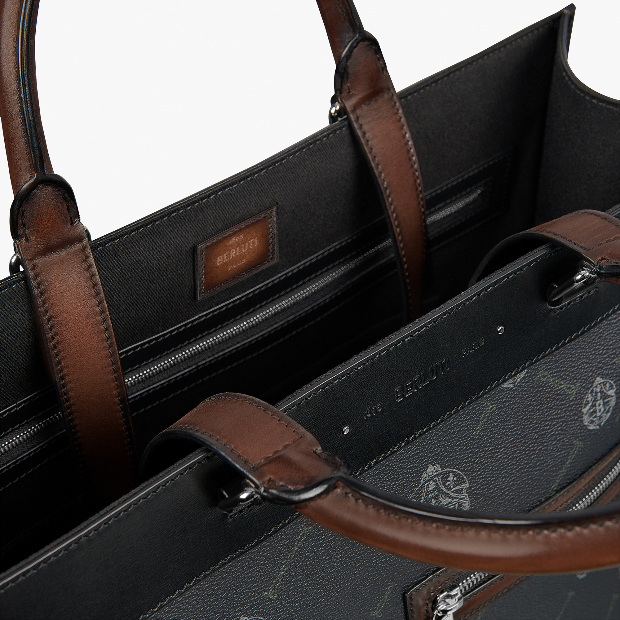 ウリス スモール キャンバス&レザー トートバッグ ウリス スモール キャンバス&レザー トートバッグ