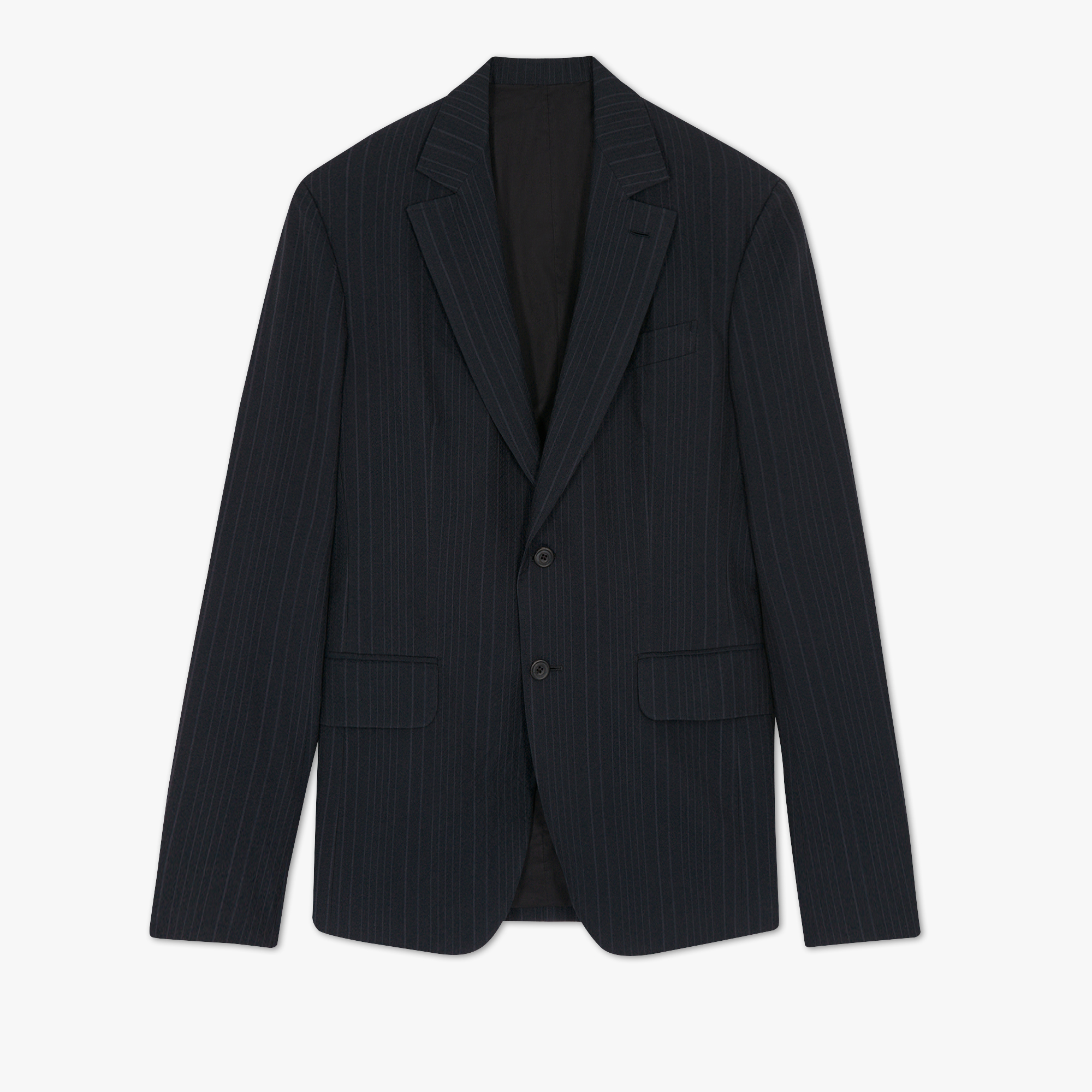 Cotton & Silk Light Construction Jacket, COLD NIGHT BLUE, hi-res