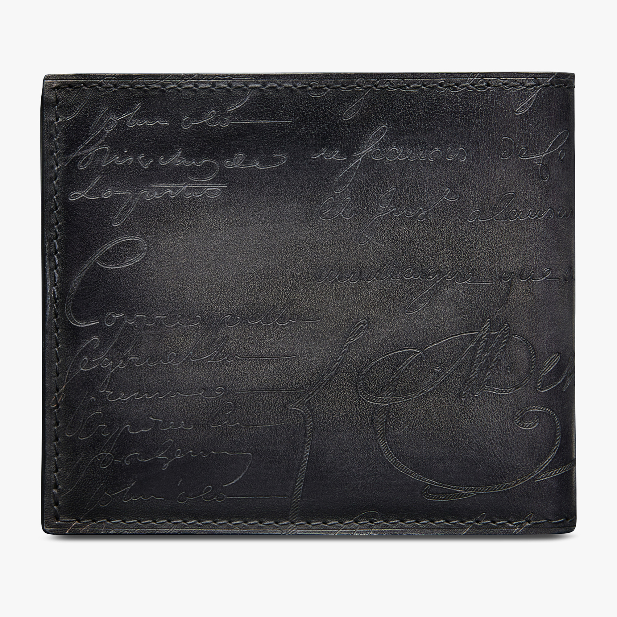 Makore Scritto Leather Wallet
