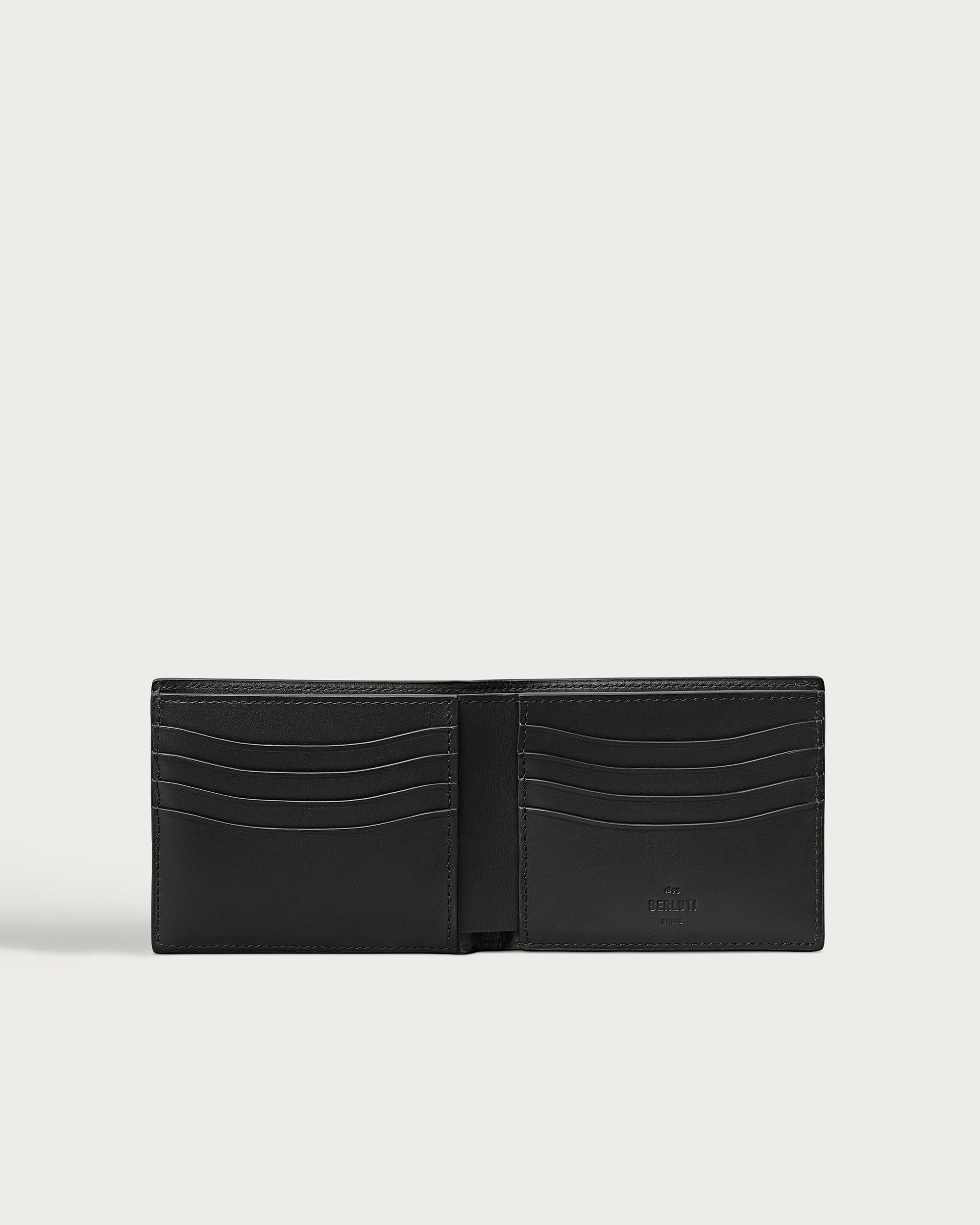 極美品 ベルルッティ Berluti コンプライス ボディバッグ カリグラフィー ライダー スクリットレザー ボディバッグ カリグラフィー ブラック