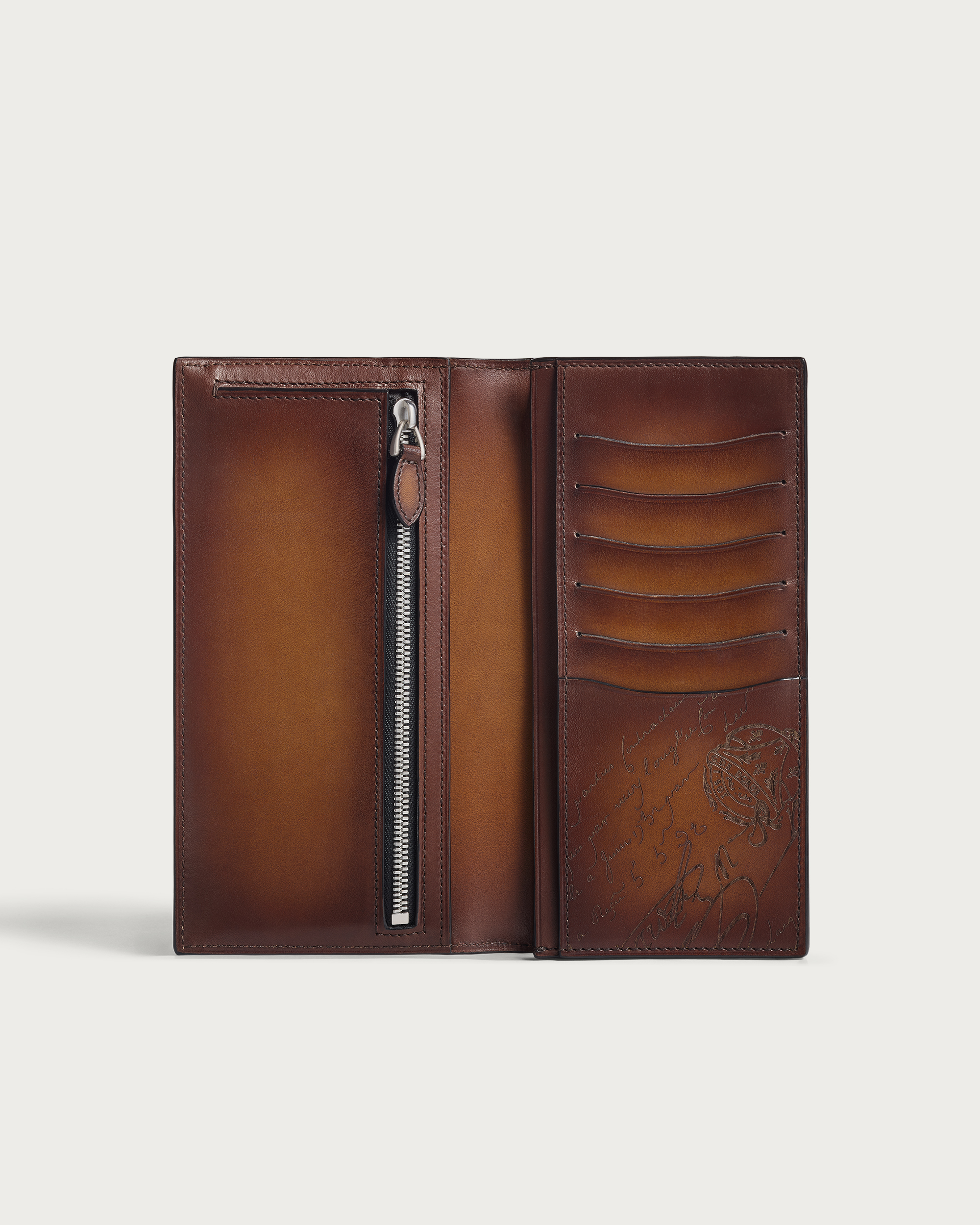 11月末まで⭐︎極美品⭐︎ベルルッティ サンタル 長財布 チャコールブラウン 極美品⭐︎ベルルッティ サンタル スクリットレザー 長財布 チャコール