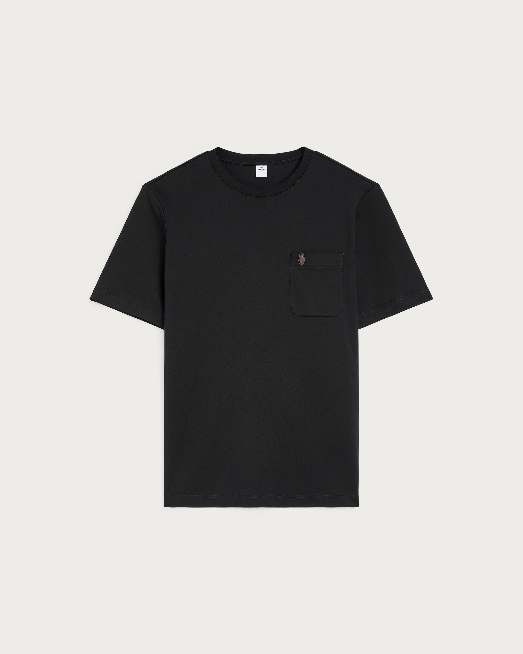 Pocket T-shirt with Leather Detail | Berluti SA