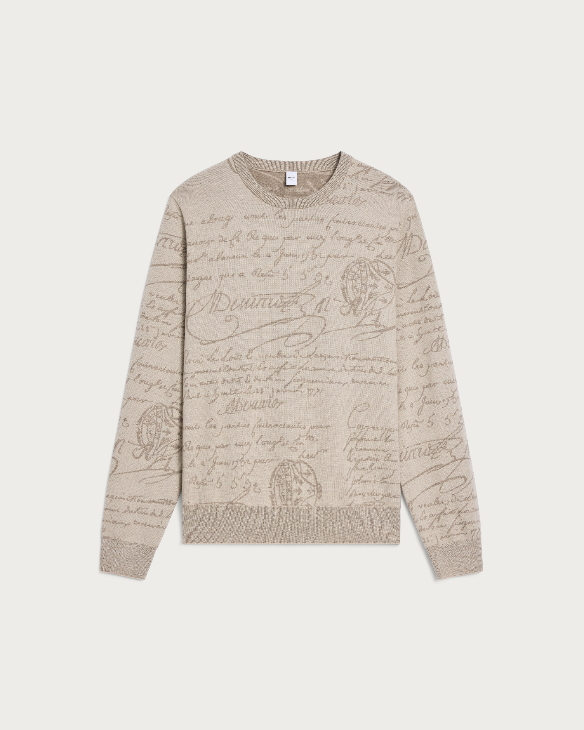 Scritto Pattern Crewneck
