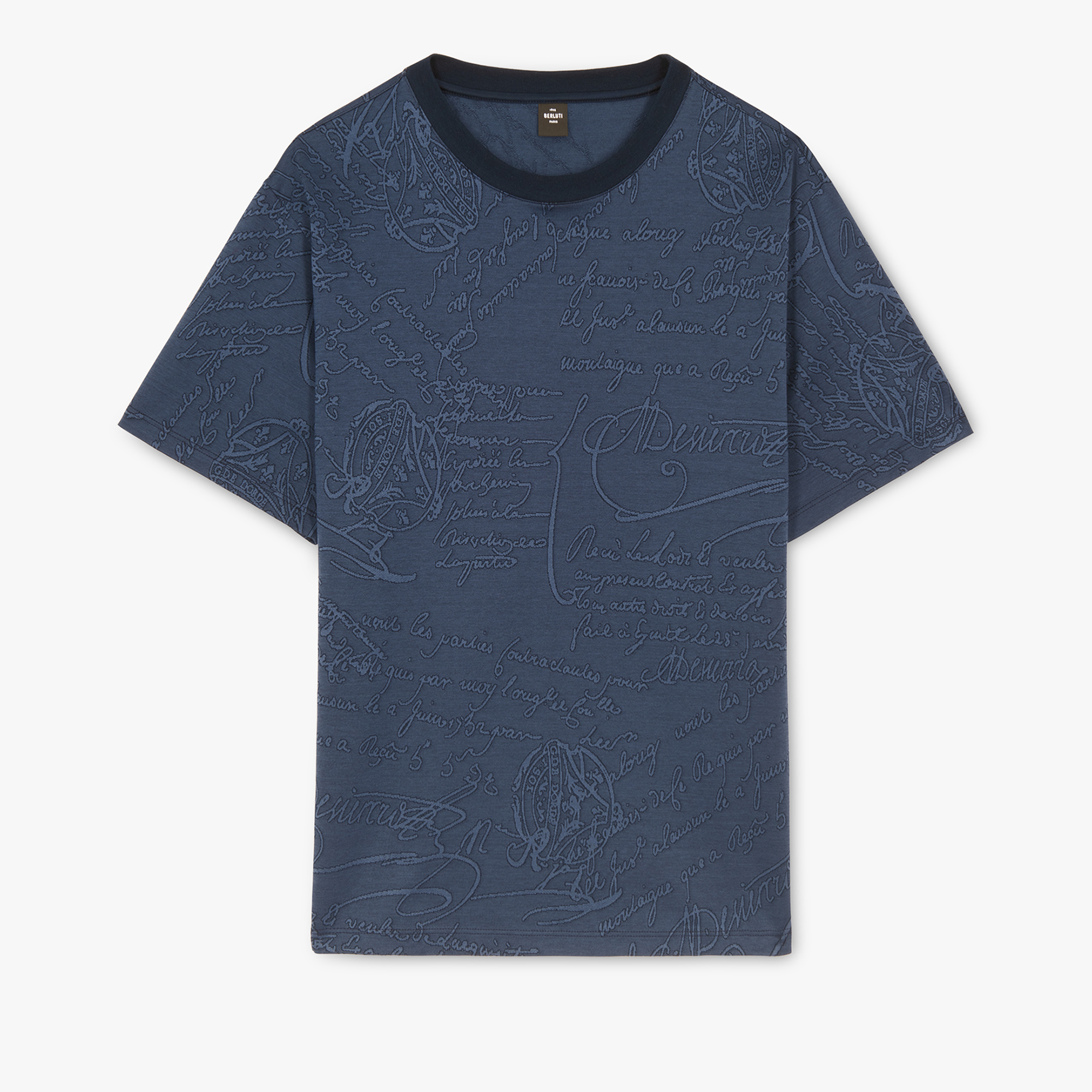 Scritto Pique T-Shirt, WARM BLUE, hi-res