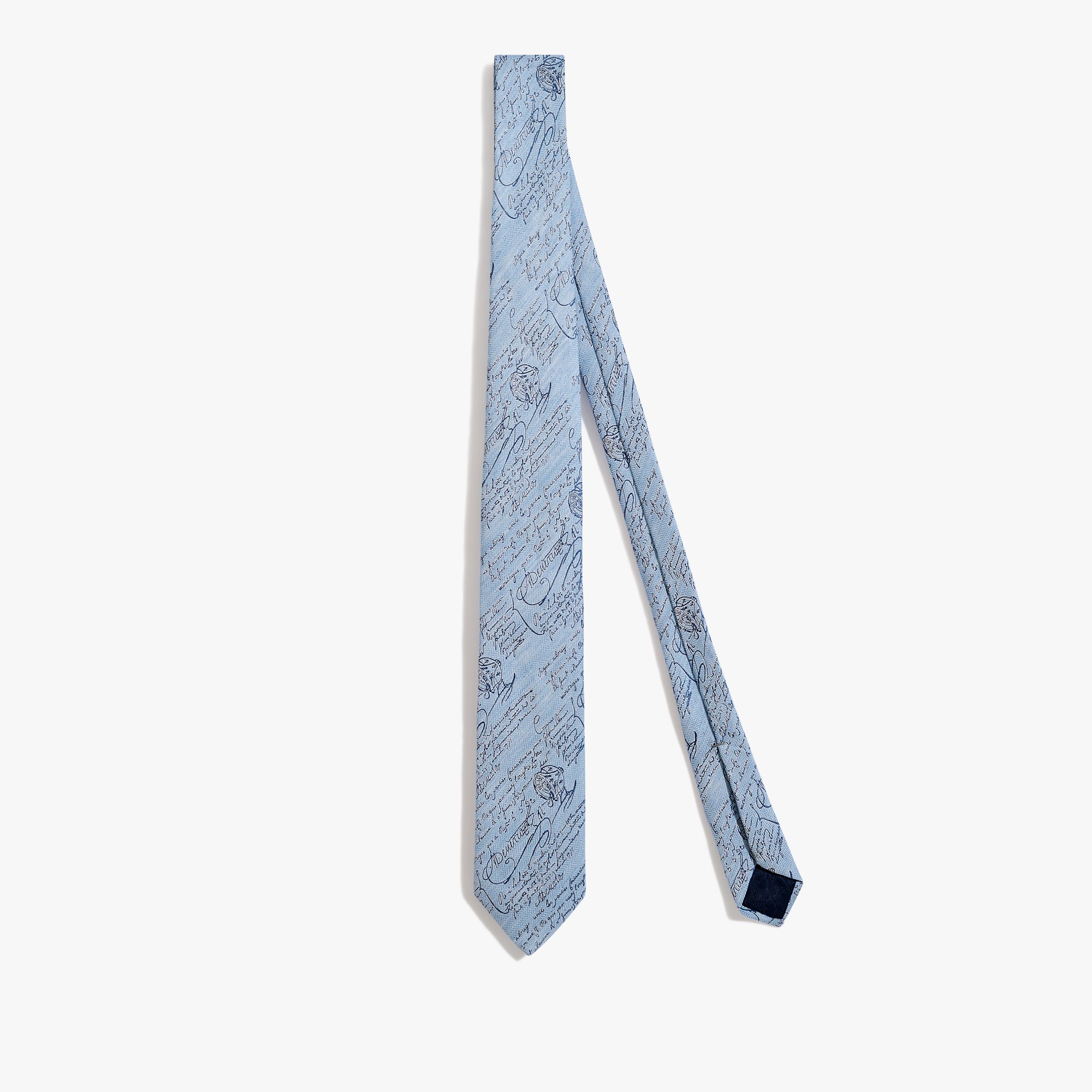 Classic Scritto Tie, SKY BLUE, hi-res