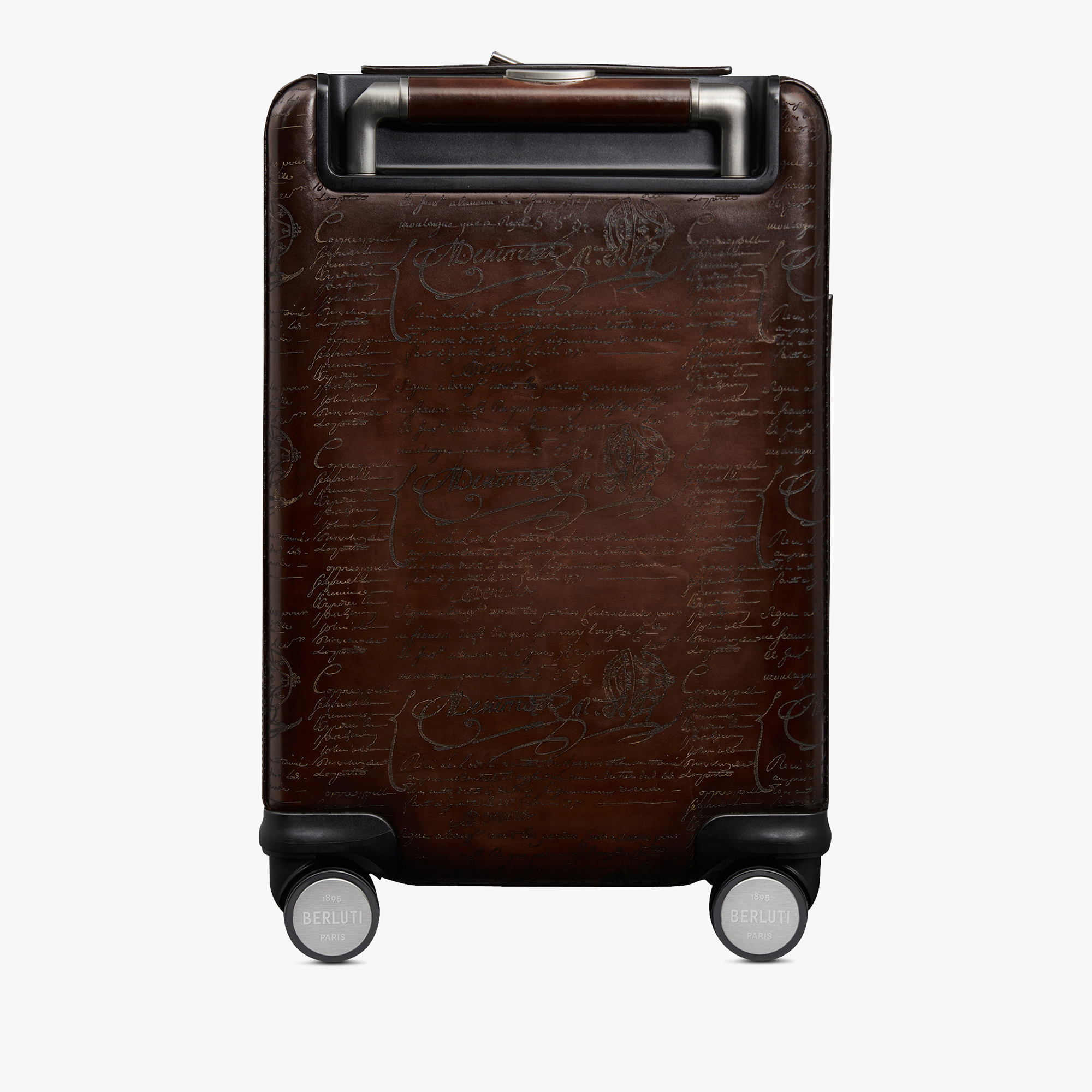 Formula 1005 Scritto Leather Rolling Suitcase