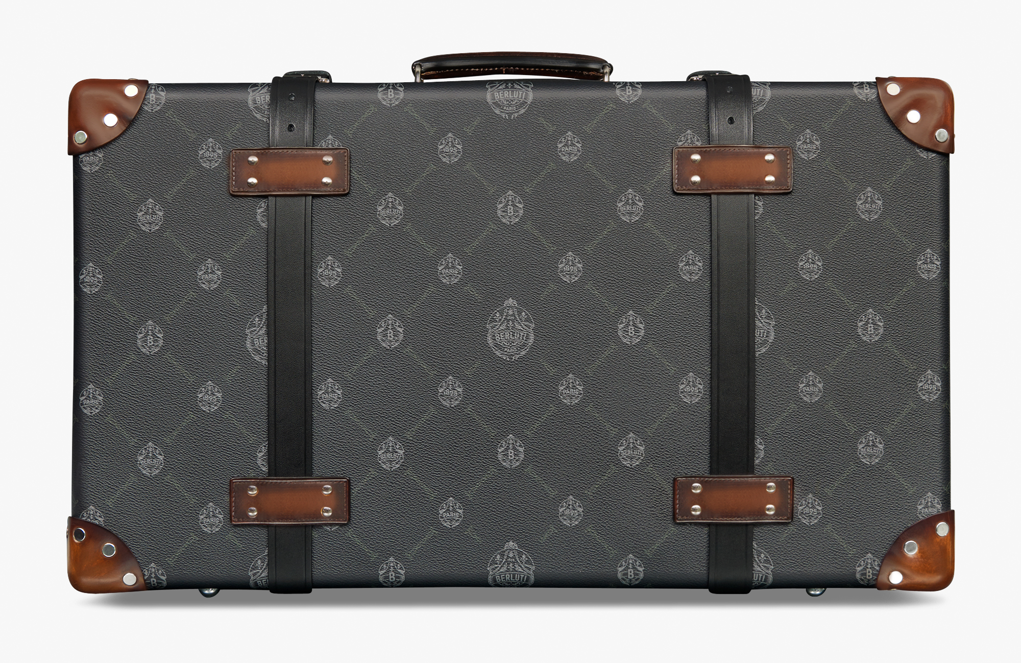 black and tan luggage