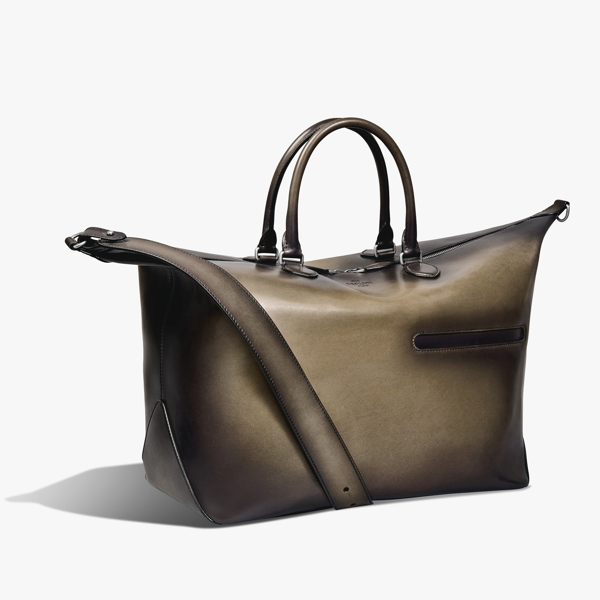 Toujours Soft Zipped Bag Leather Travel Bag | Berluti